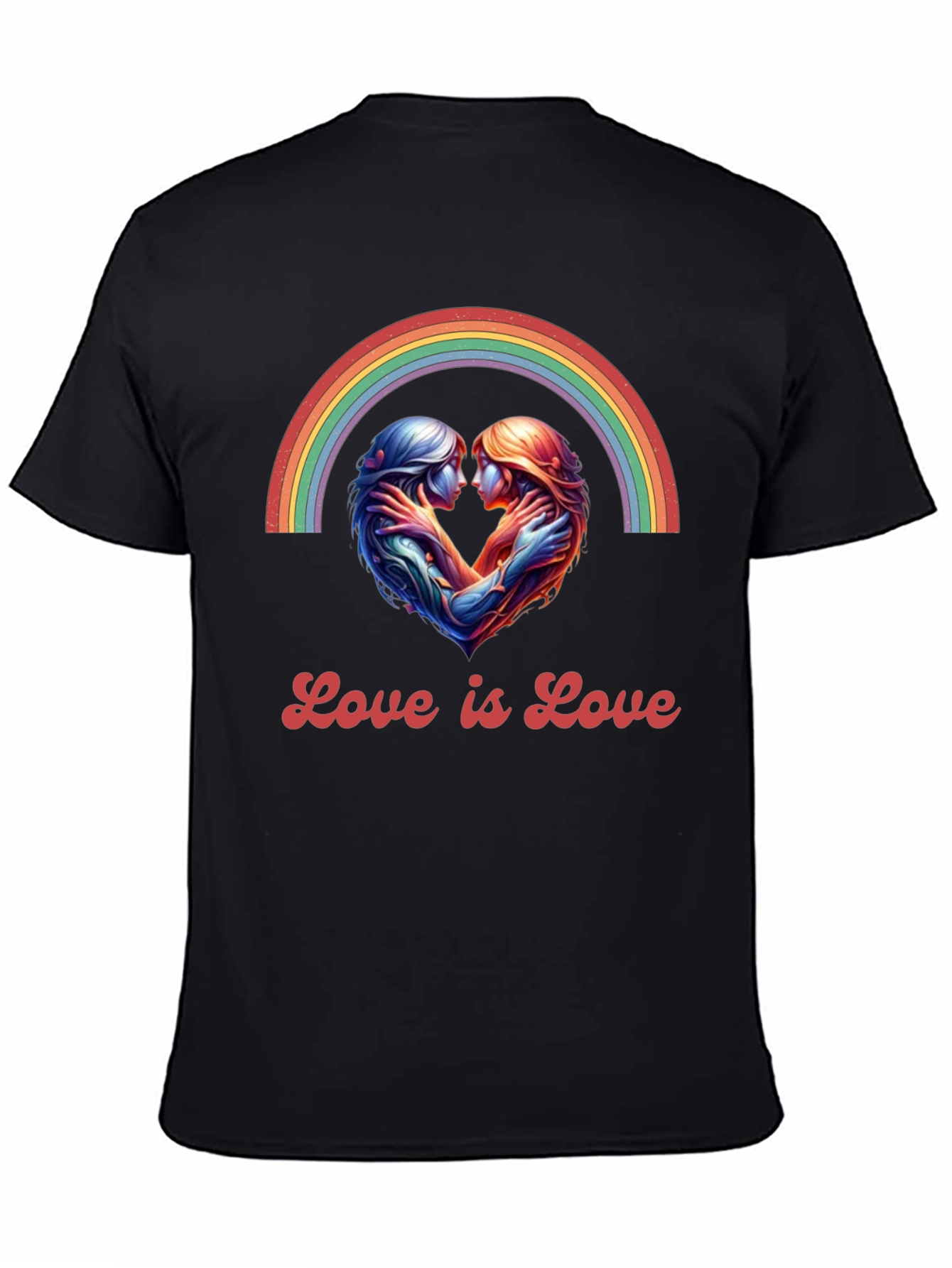 Love is Love Rainbow Heart Tee