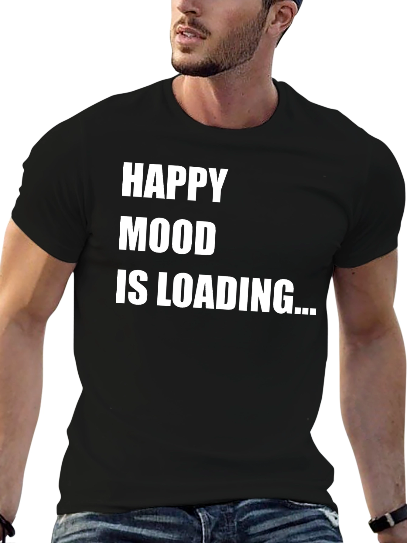 Happy Mood Loading Graphic T-Shirt