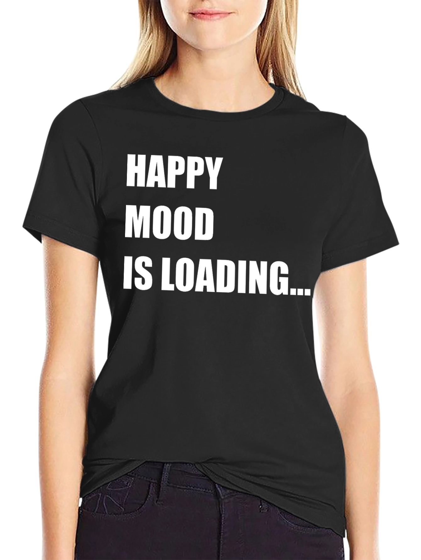 Happy Mood Loading Graphic T-Shirt