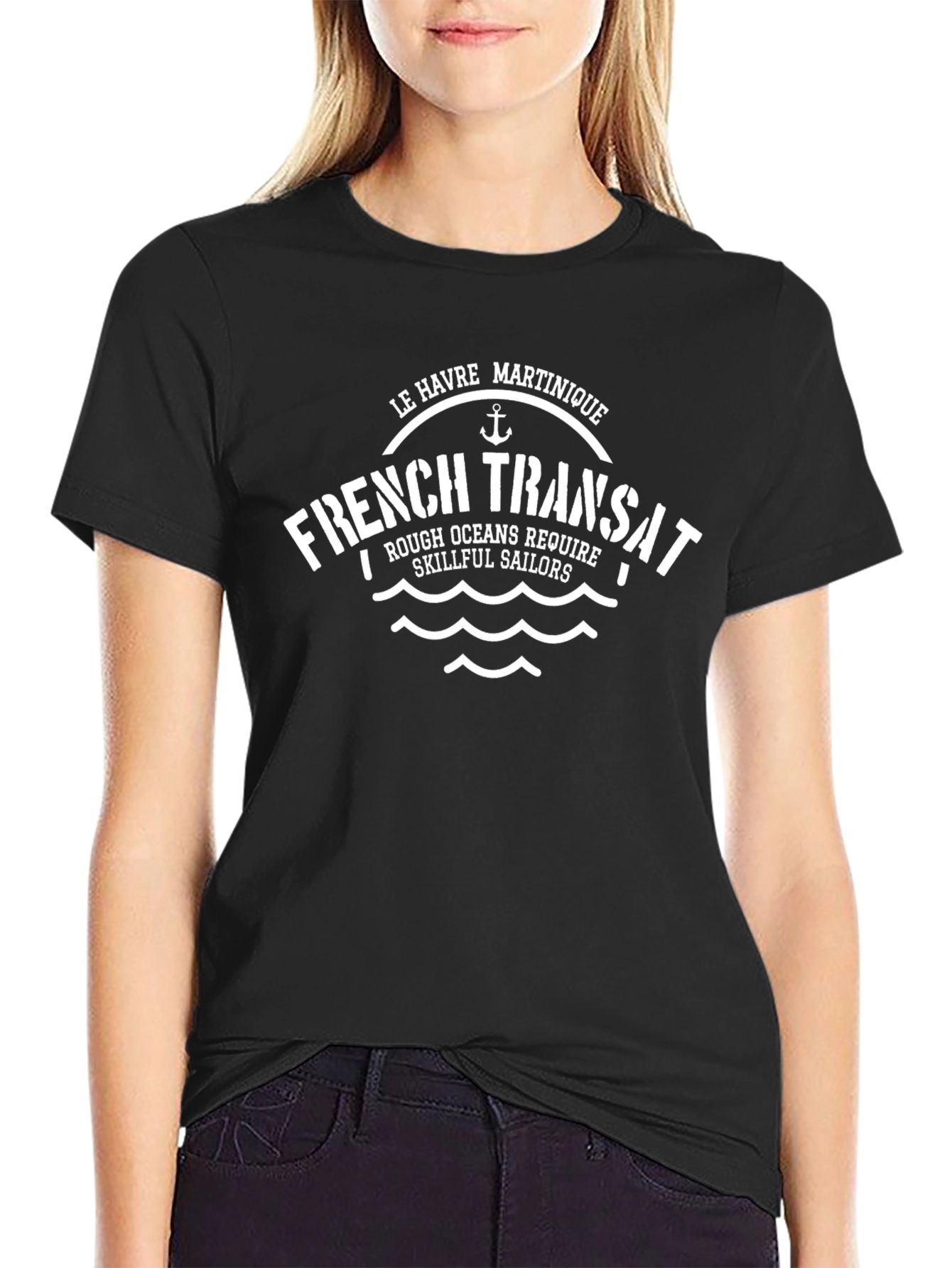 French Transat T-Shirt - Le Havre Martinique Nautical Tee