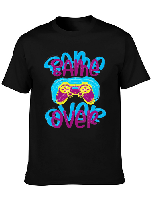 Game Over T-Shirt - Gamer Style Graphic Tee