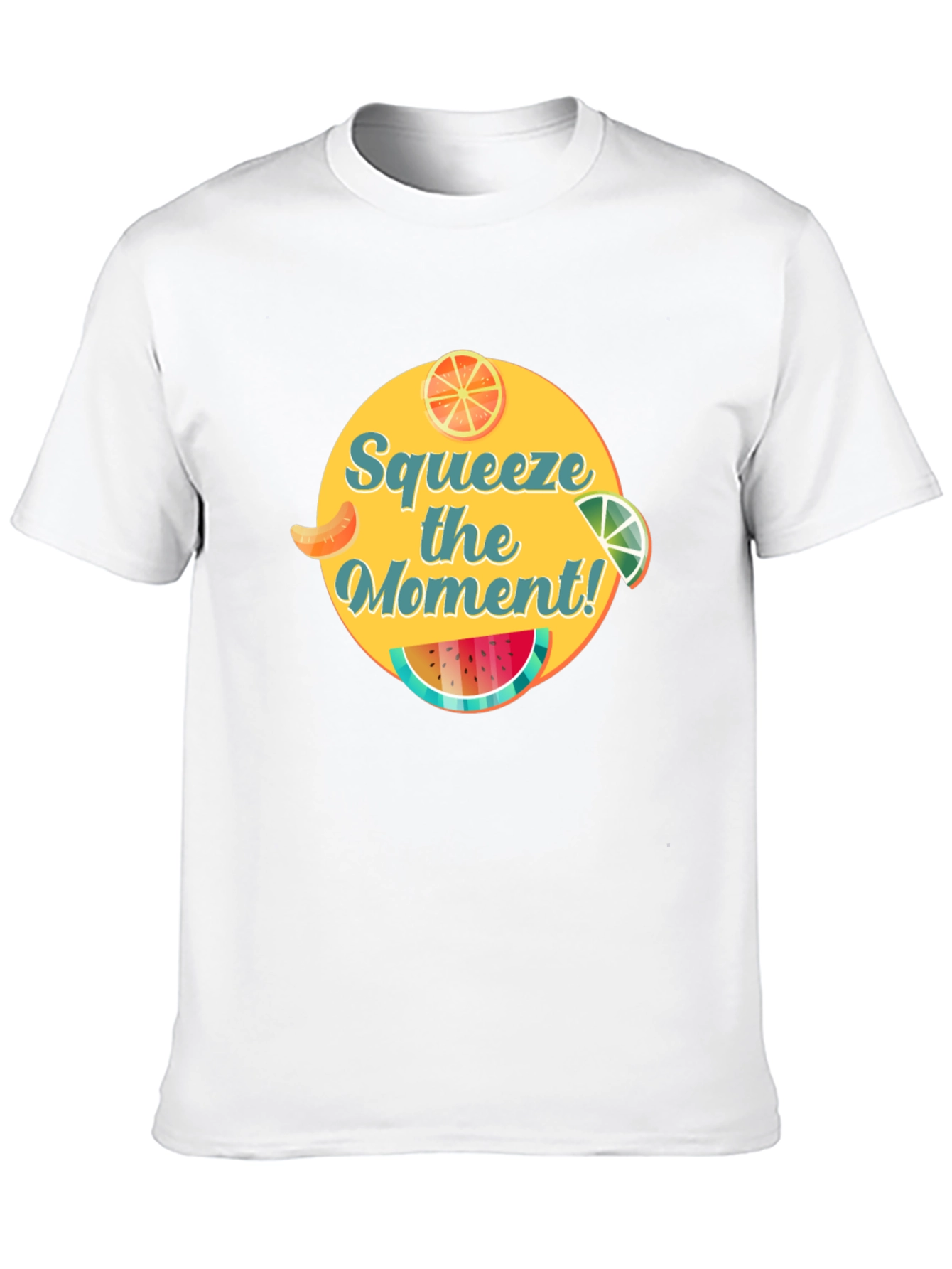 Squeeze the Moment Graphic Tee -  Mens Black T-Shirt