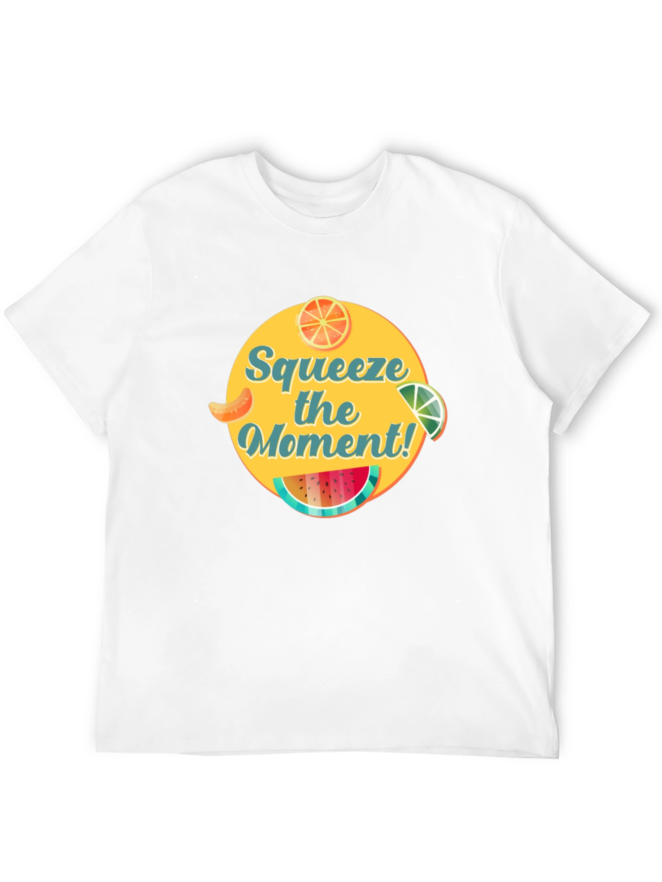 Squeeze the Moment Graphic Tee -  Mens Black T-Shirt