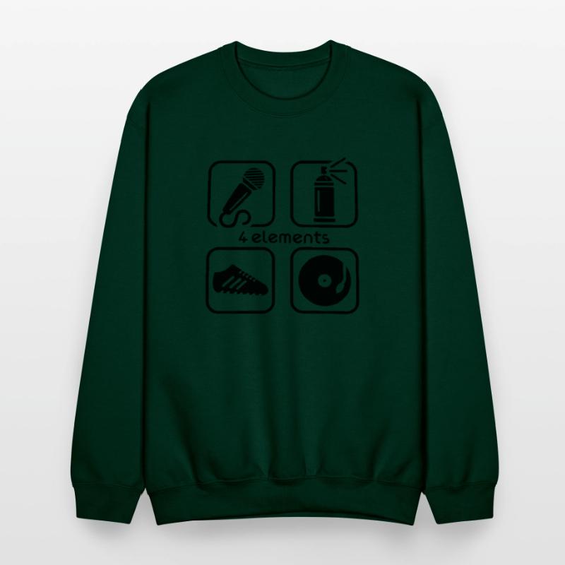 4 ELEMENTS OF HIP HOP MIC, CAN, VINYL, SNEAKER