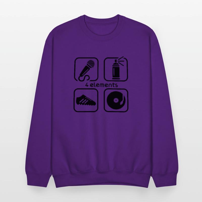 4 ELEMENTS OF HIP HOP MIC, CAN, VINYL, SNEAKER