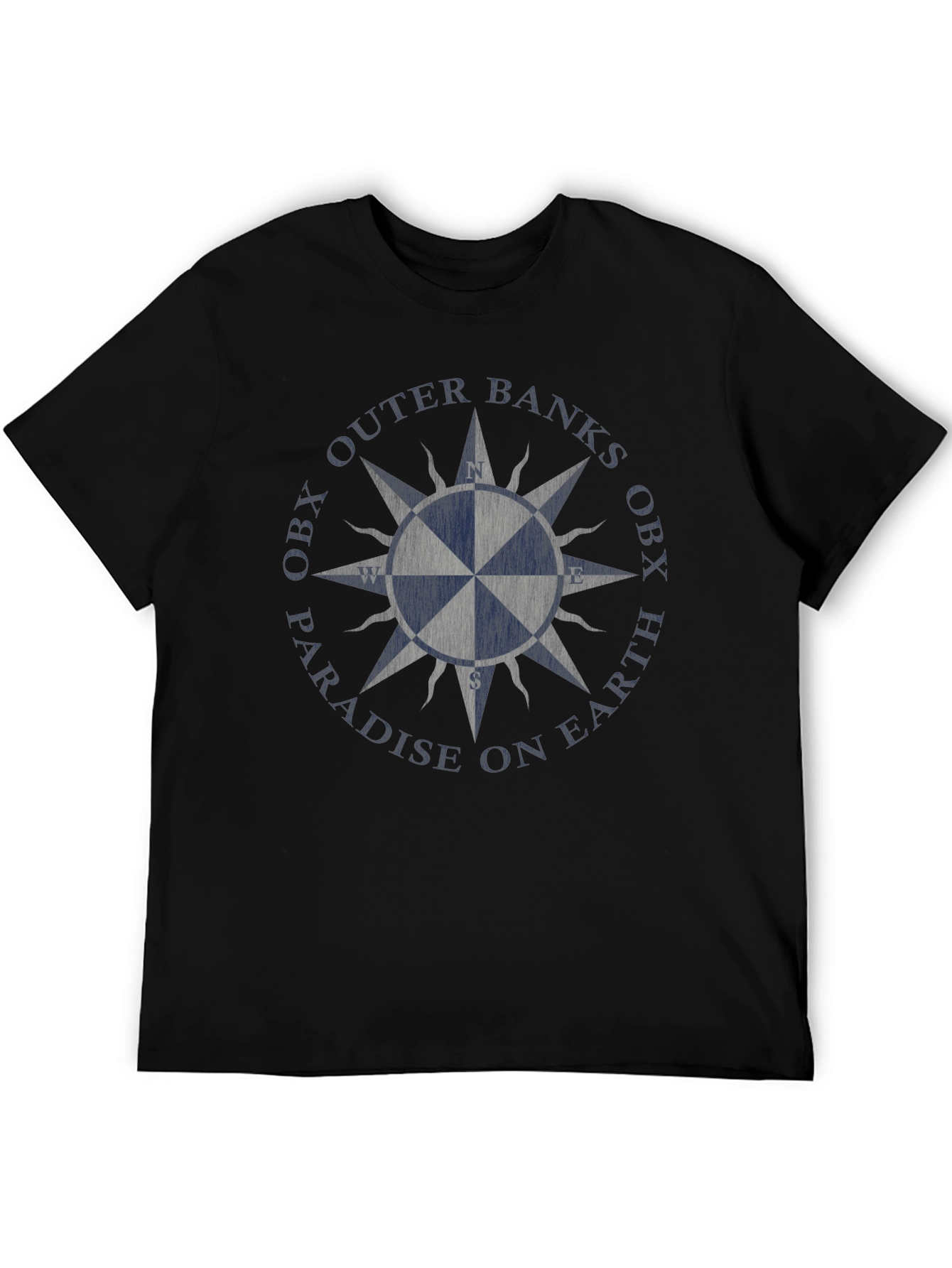 OBX Outer Banks Compass Graphic T-Shirt
