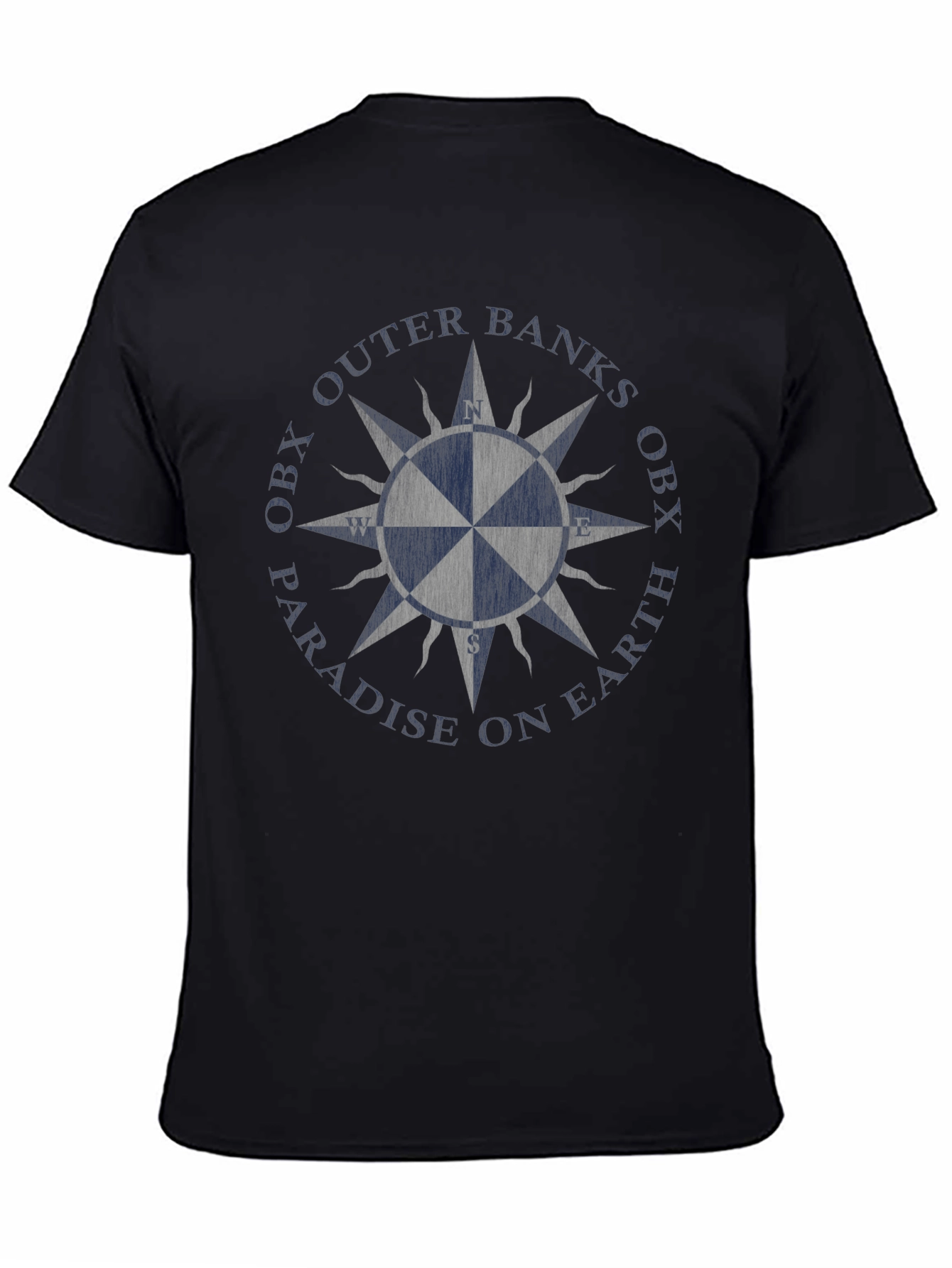 OBX Outer Banks Compass Graphic T-Shirt