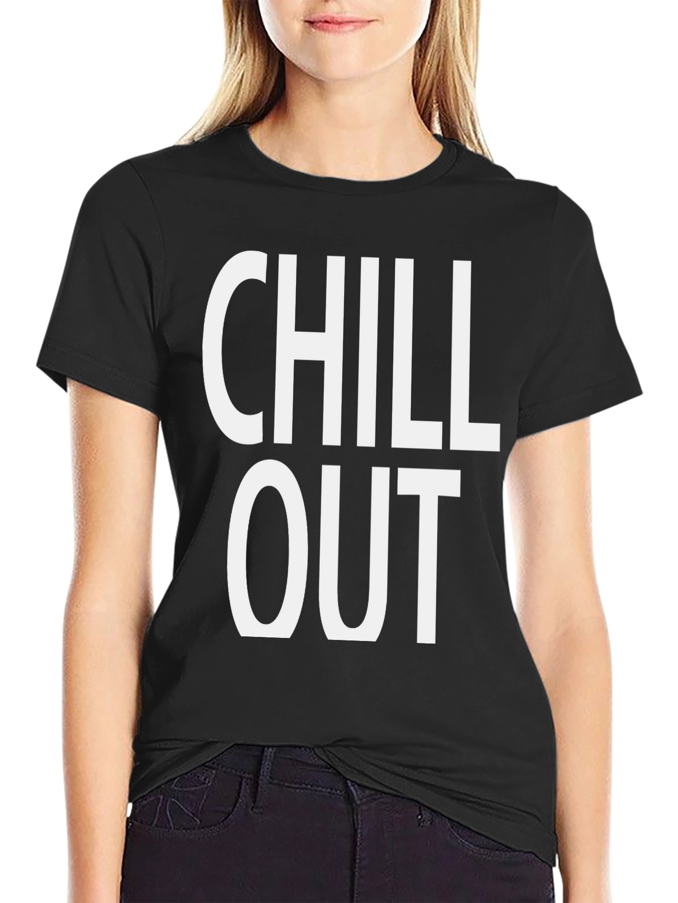 Chill Out Graphic Tee - Relaxed Fit Cotton T-Shirt