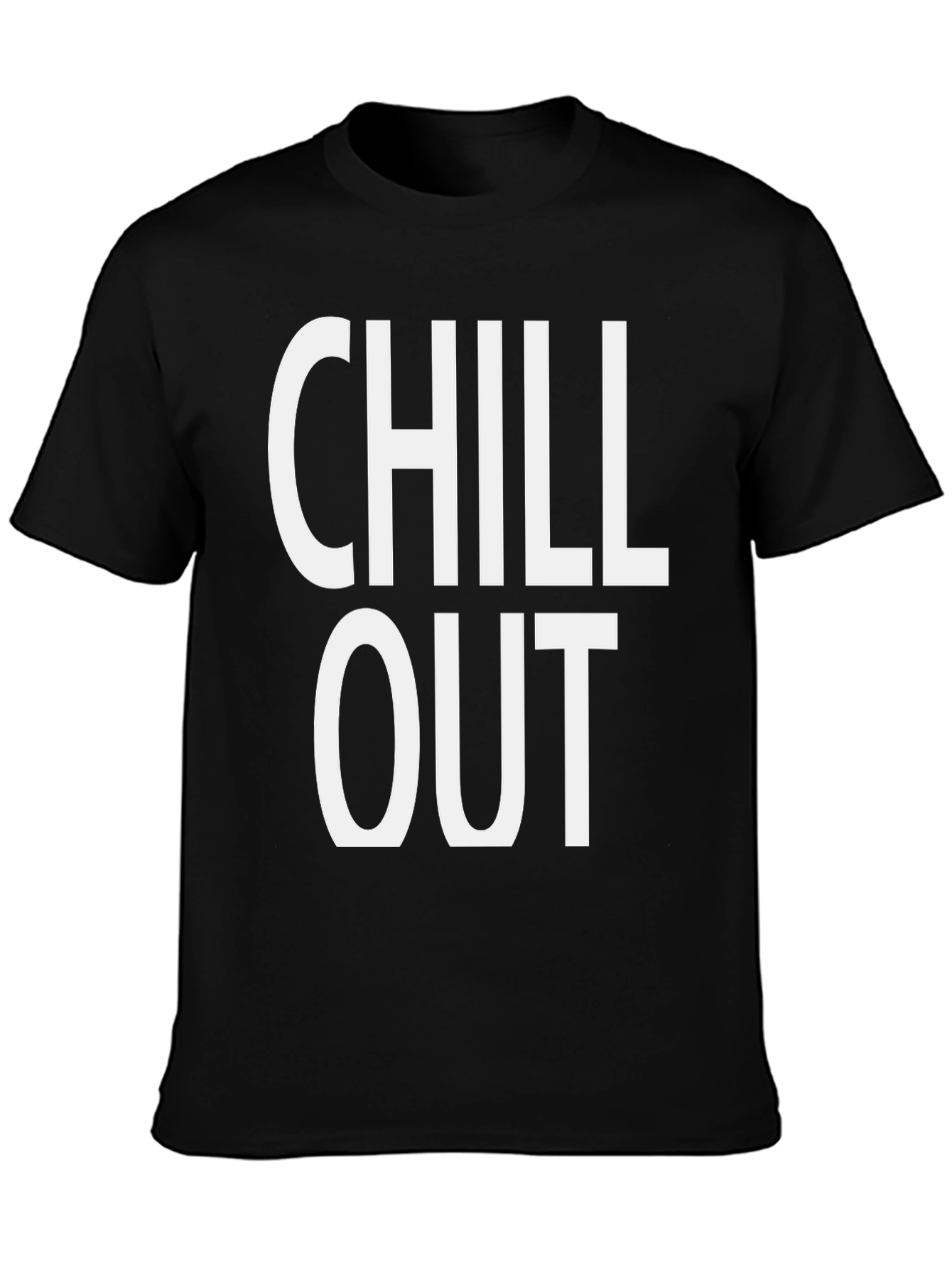 Chill Out Graphic Tee - Relaxed Fit Cotton T-Shirt