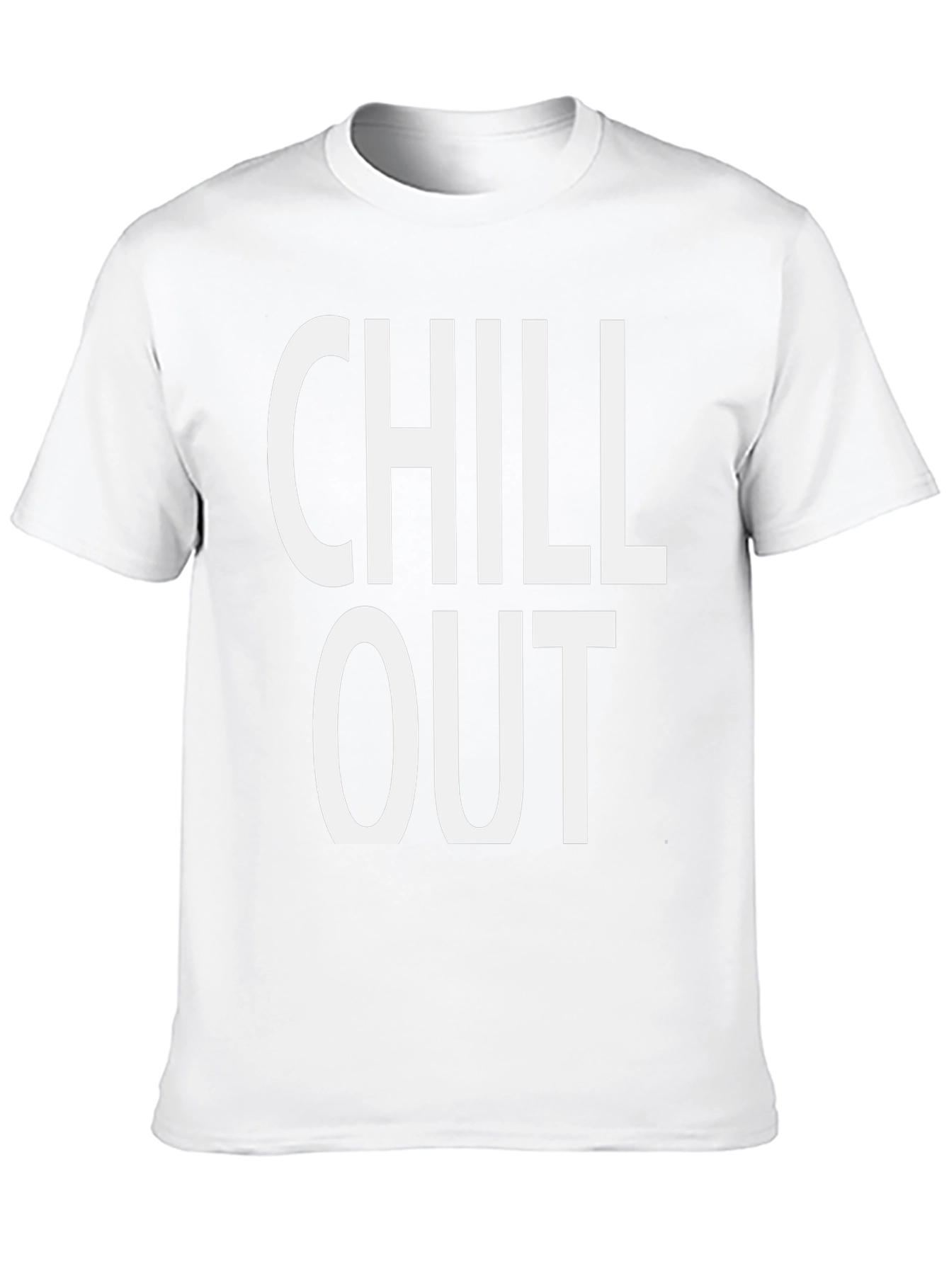Chill Out Graphic Tee - Relaxed Fit Cotton T-Shirt