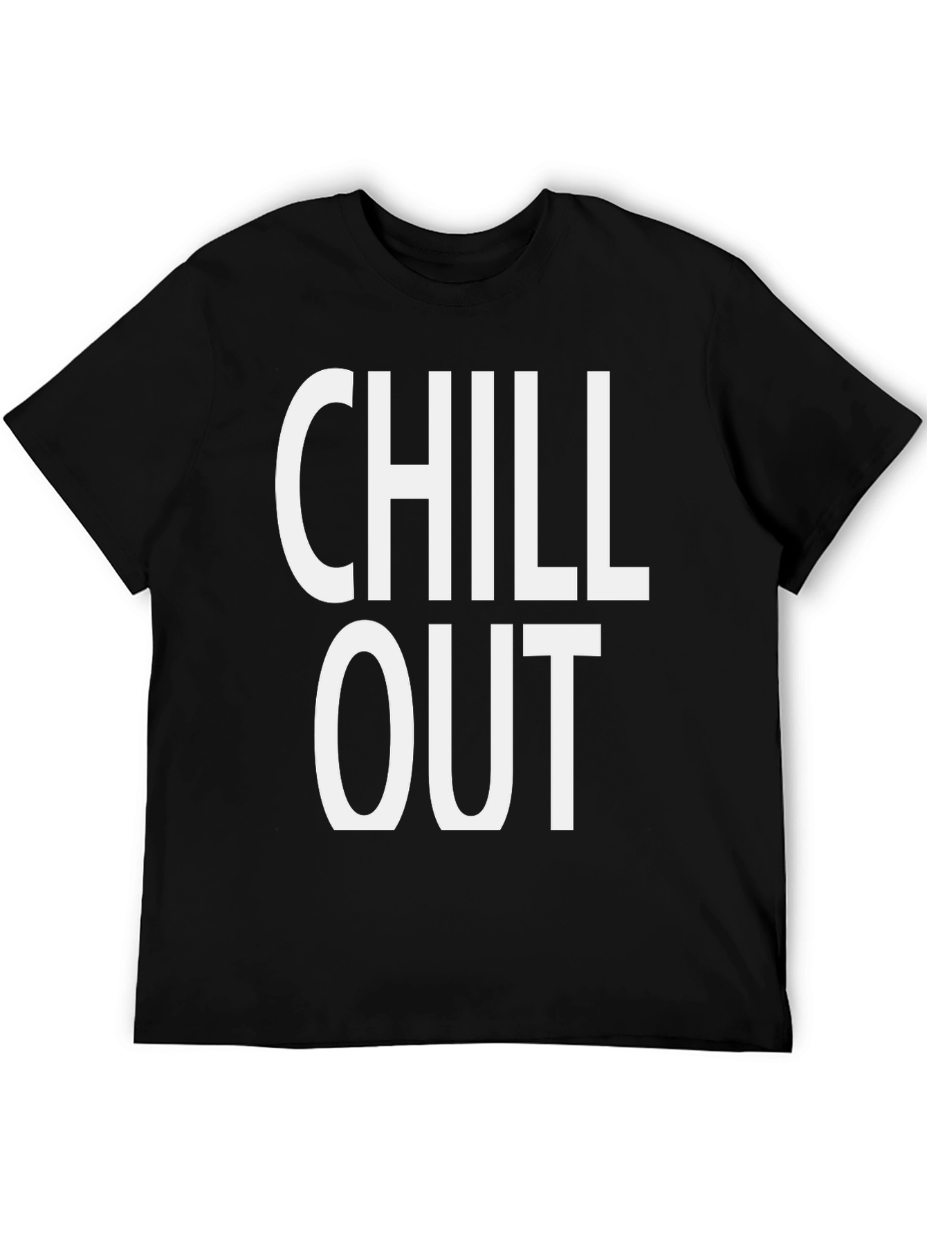 Chill Out Graphic Tee - Relaxed Fit Cotton T-Shirt