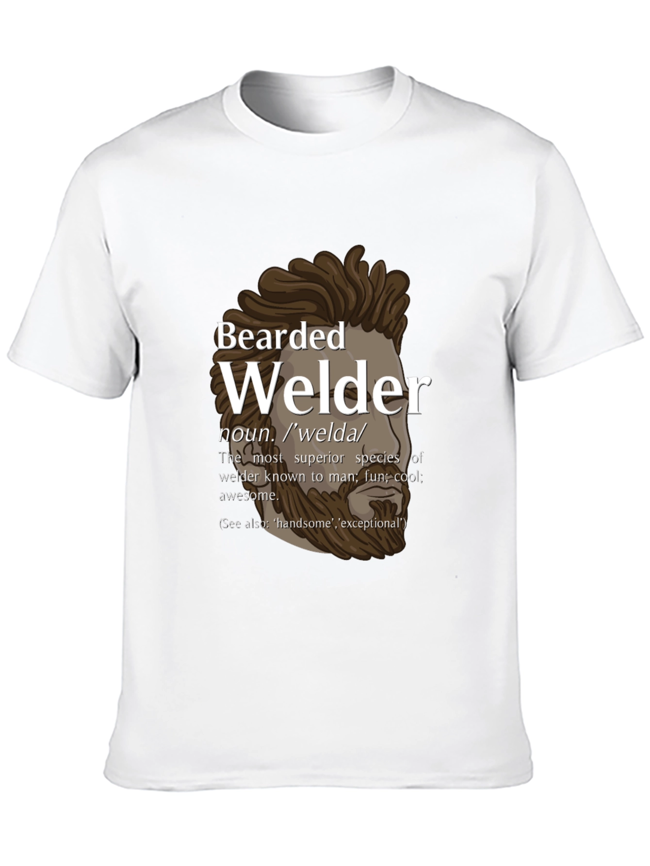 Bearded Welder Graphic T-Shirt