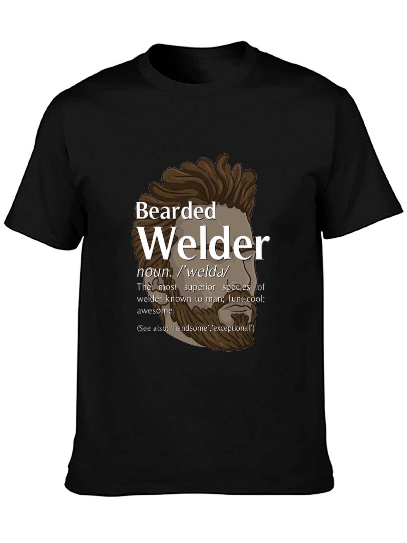 Bearded Welder Graphic T-Shirt