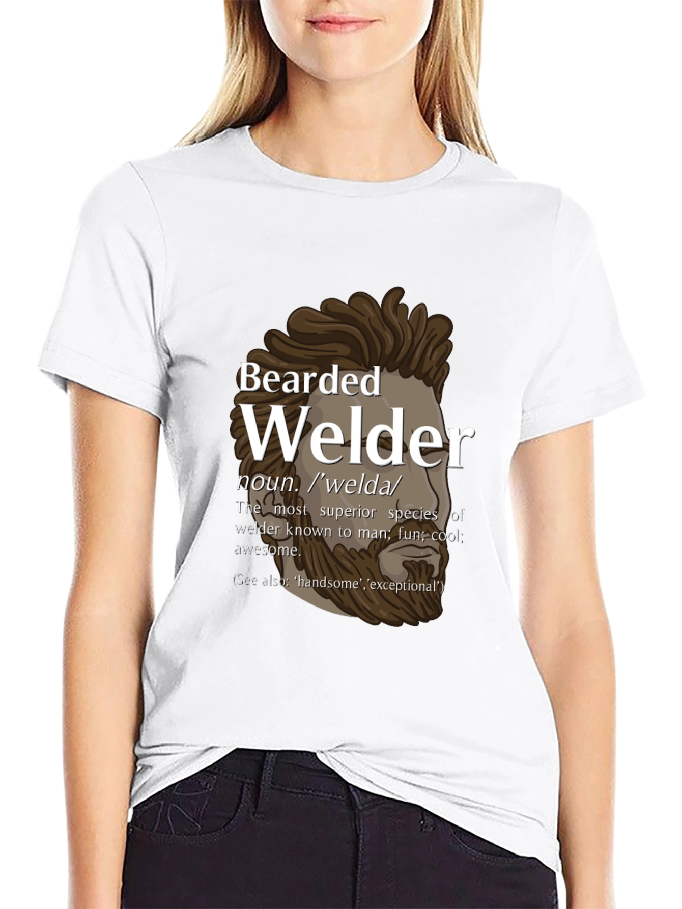 Bearded Welder Graphic T-Shirt