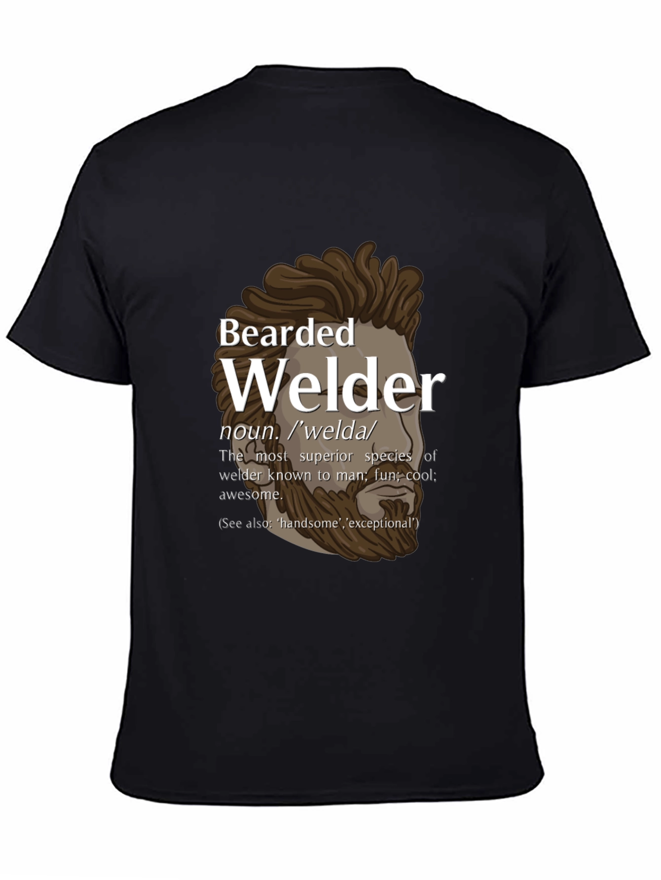 Bearded Welder Graphic T-Shirt