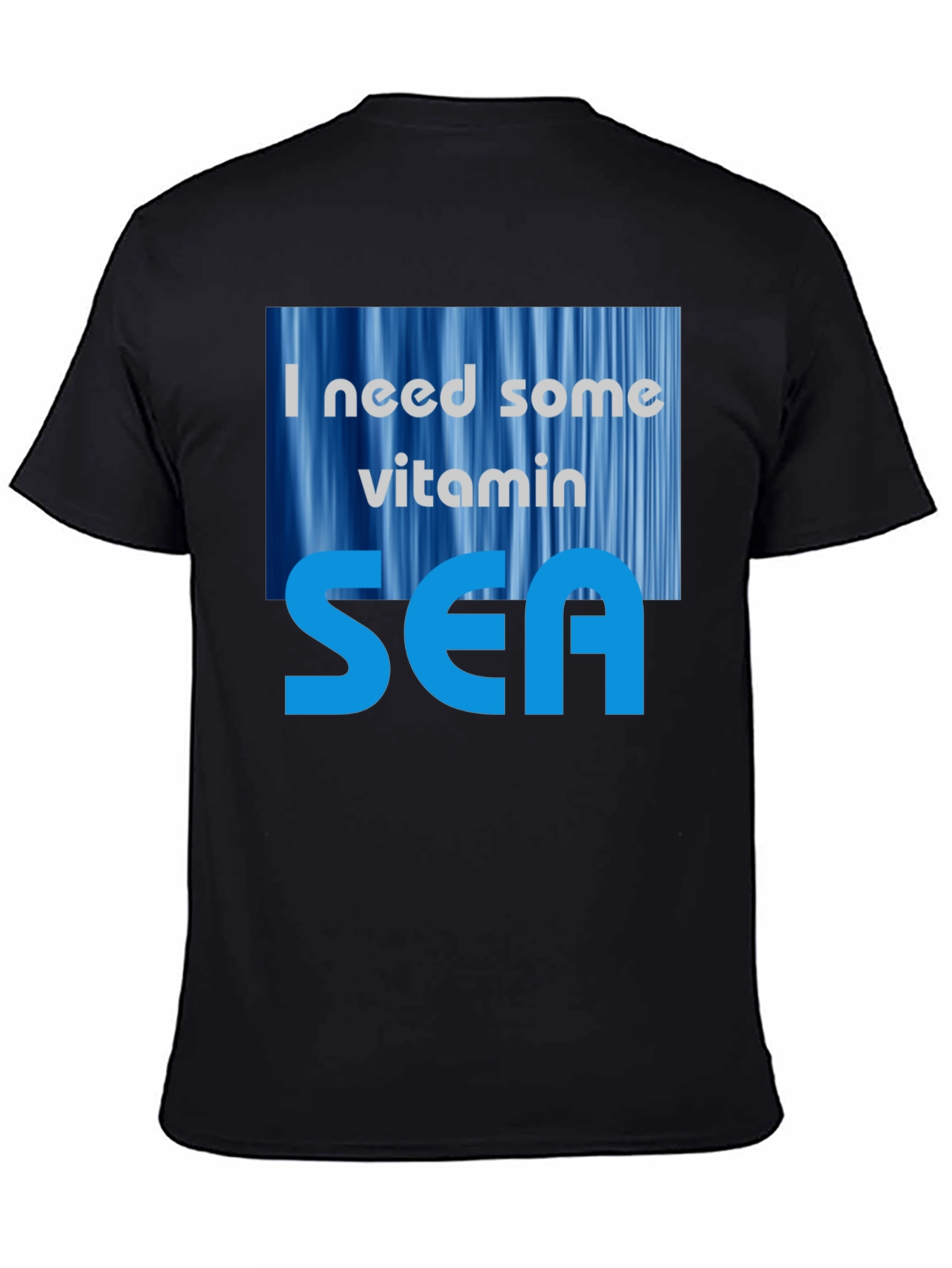 Vitamin Sea Graphic T-Shirt - Mens Black Tee