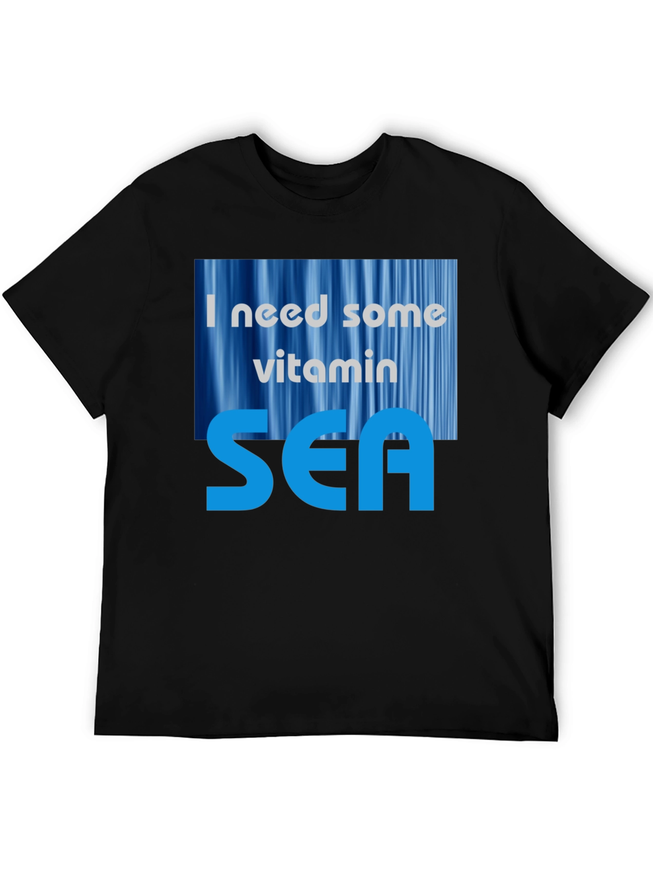 Vitamin Sea Graphic T-Shirt - Mens Black Tee