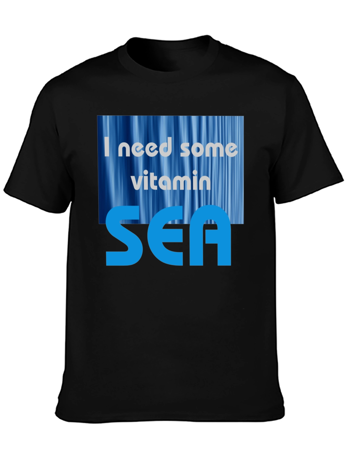Vitamin Sea Graphic T-Shirt - Mens Black Tee