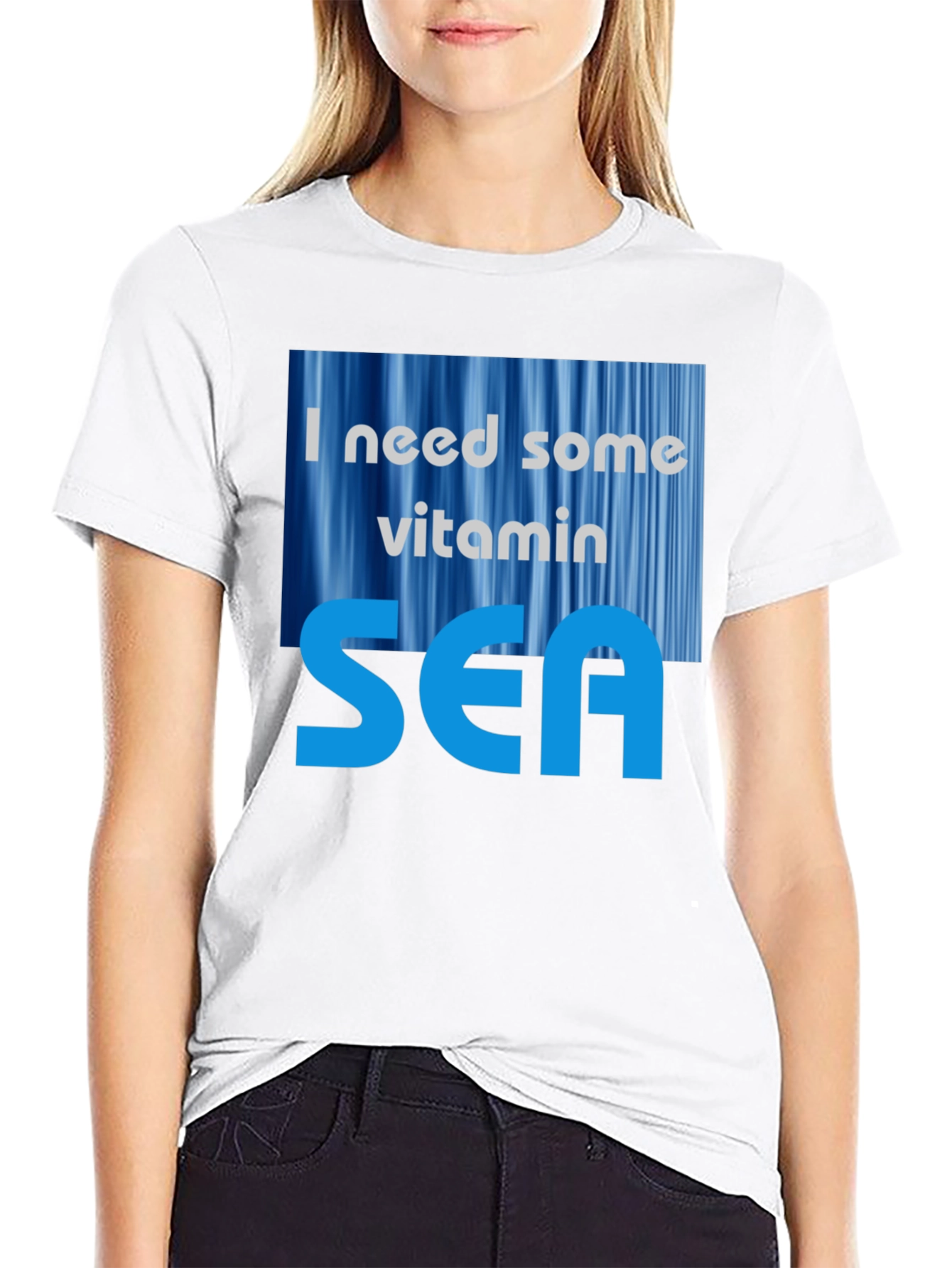 Vitamin Sea Graphic T-Shirt - Mens Black Tee