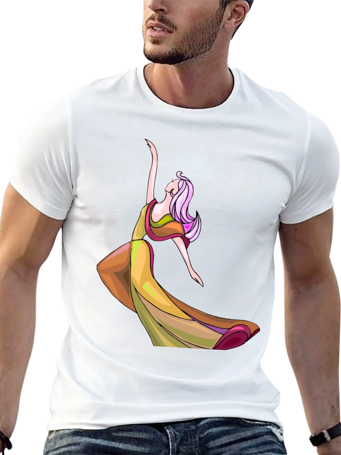 Elegant Dancer Graphic T-Shirt