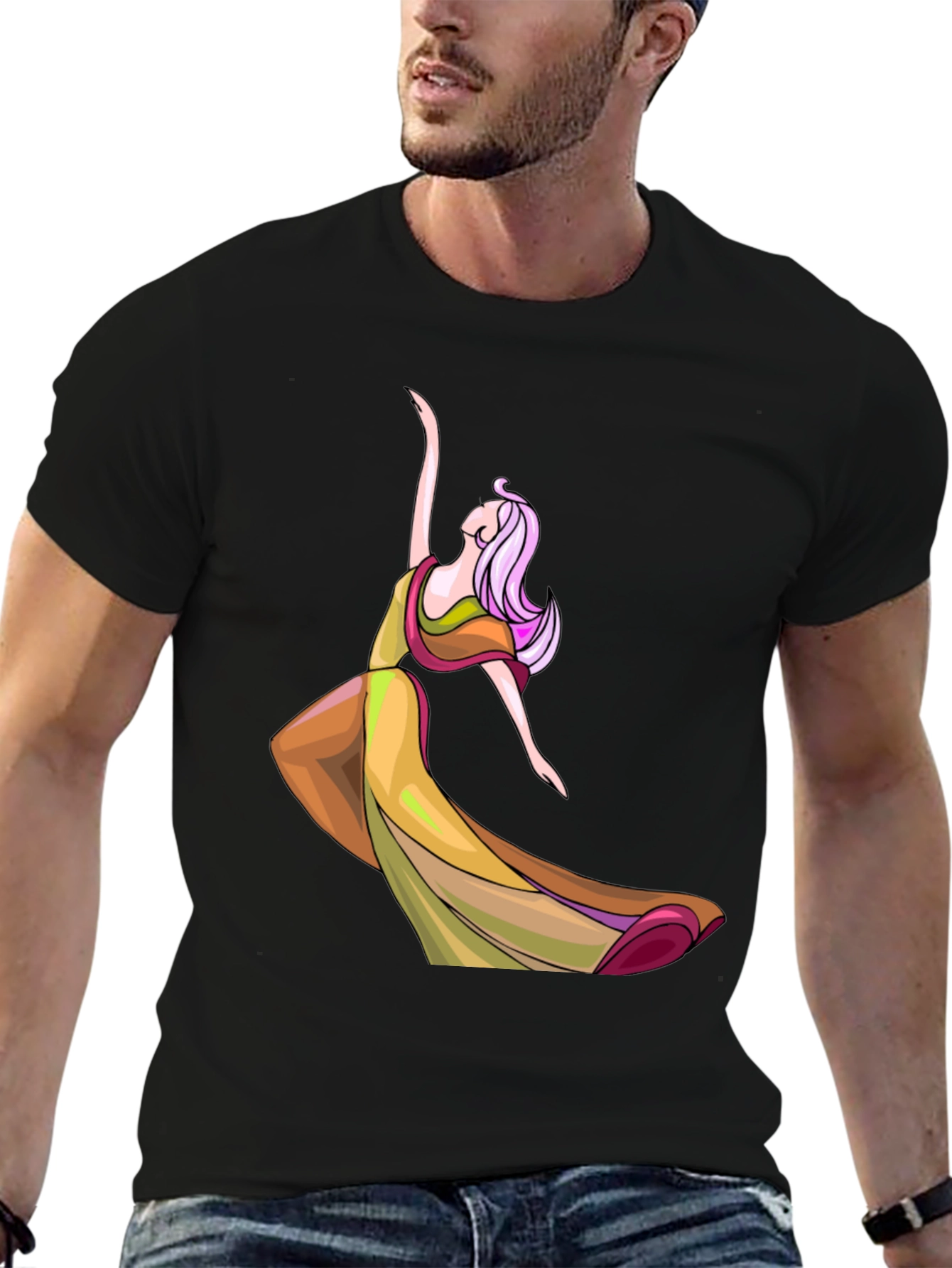 Elegant Dancer Graphic T-Shirt