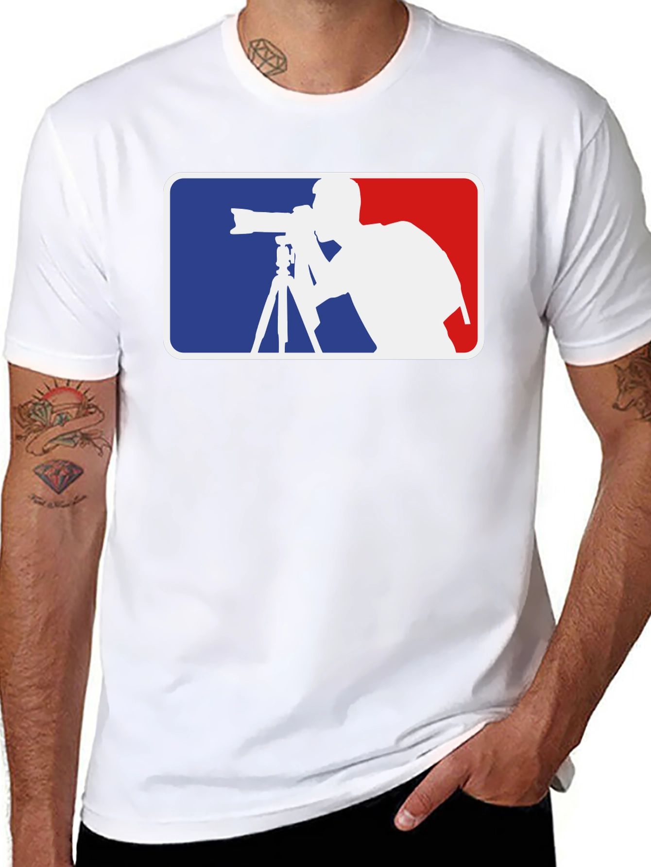 Photographer Logo T-Shirt - Classic Black