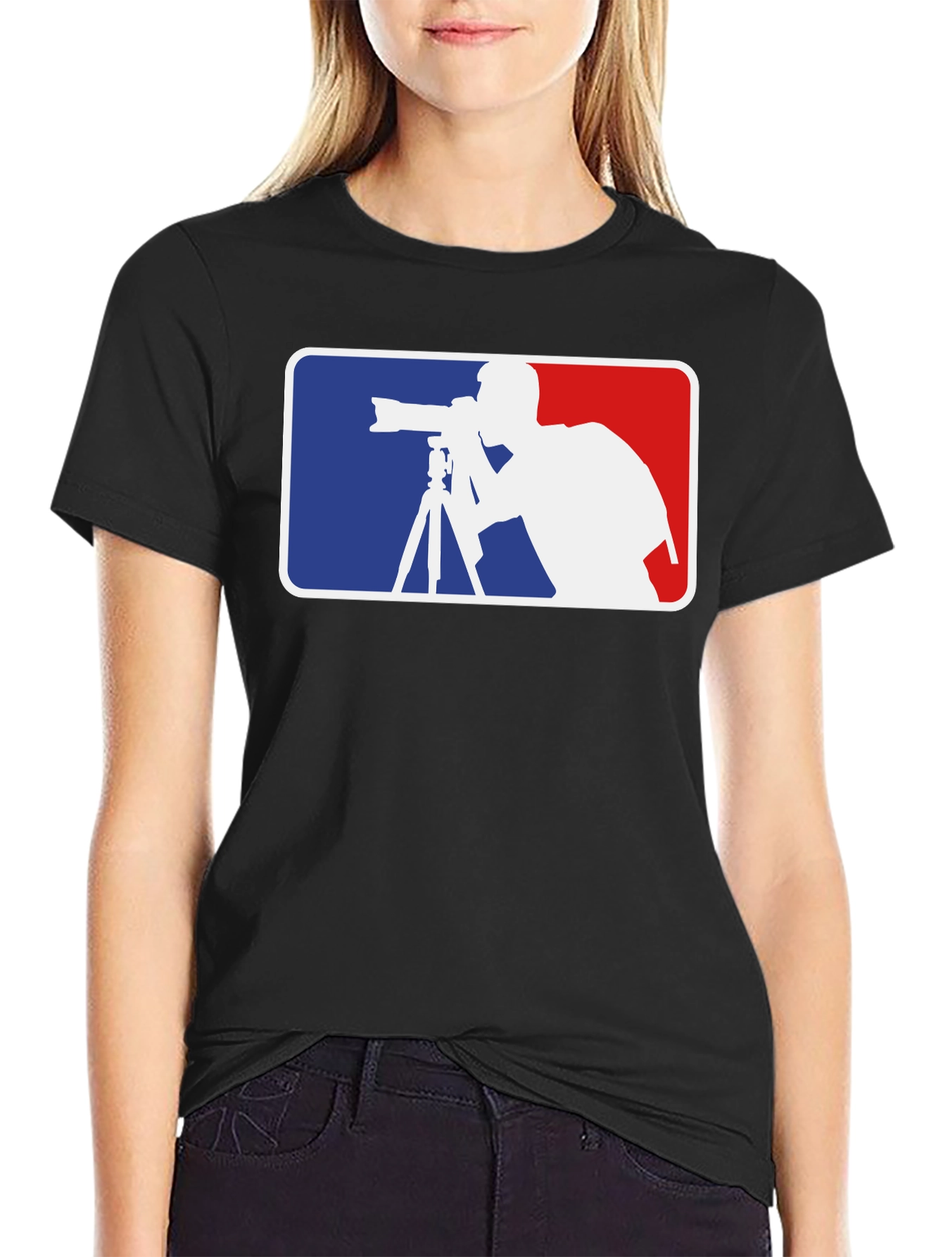 Photographer Logo T-Shirt - Classic Black