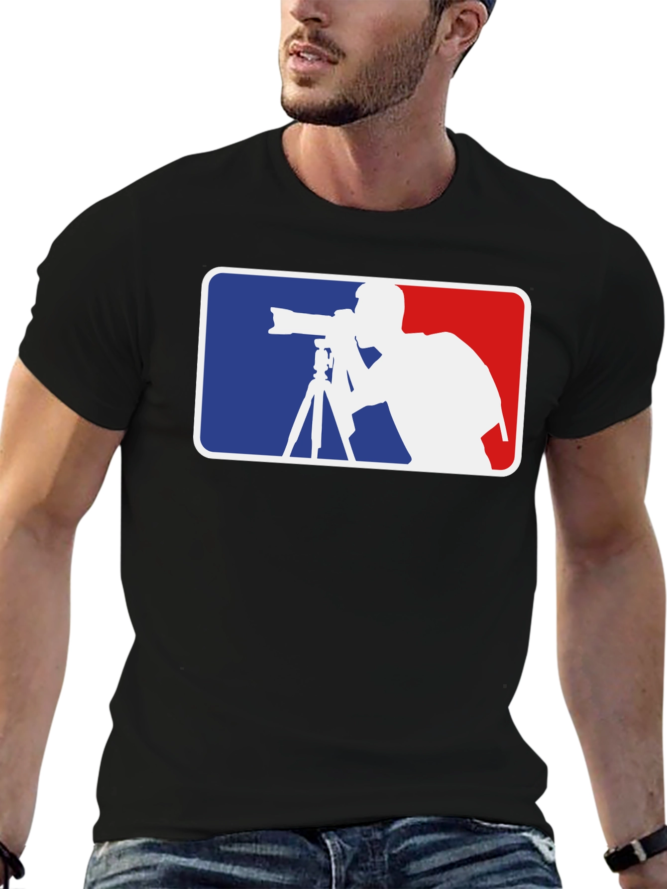 Photographer Logo T-Shirt - Classic Black
