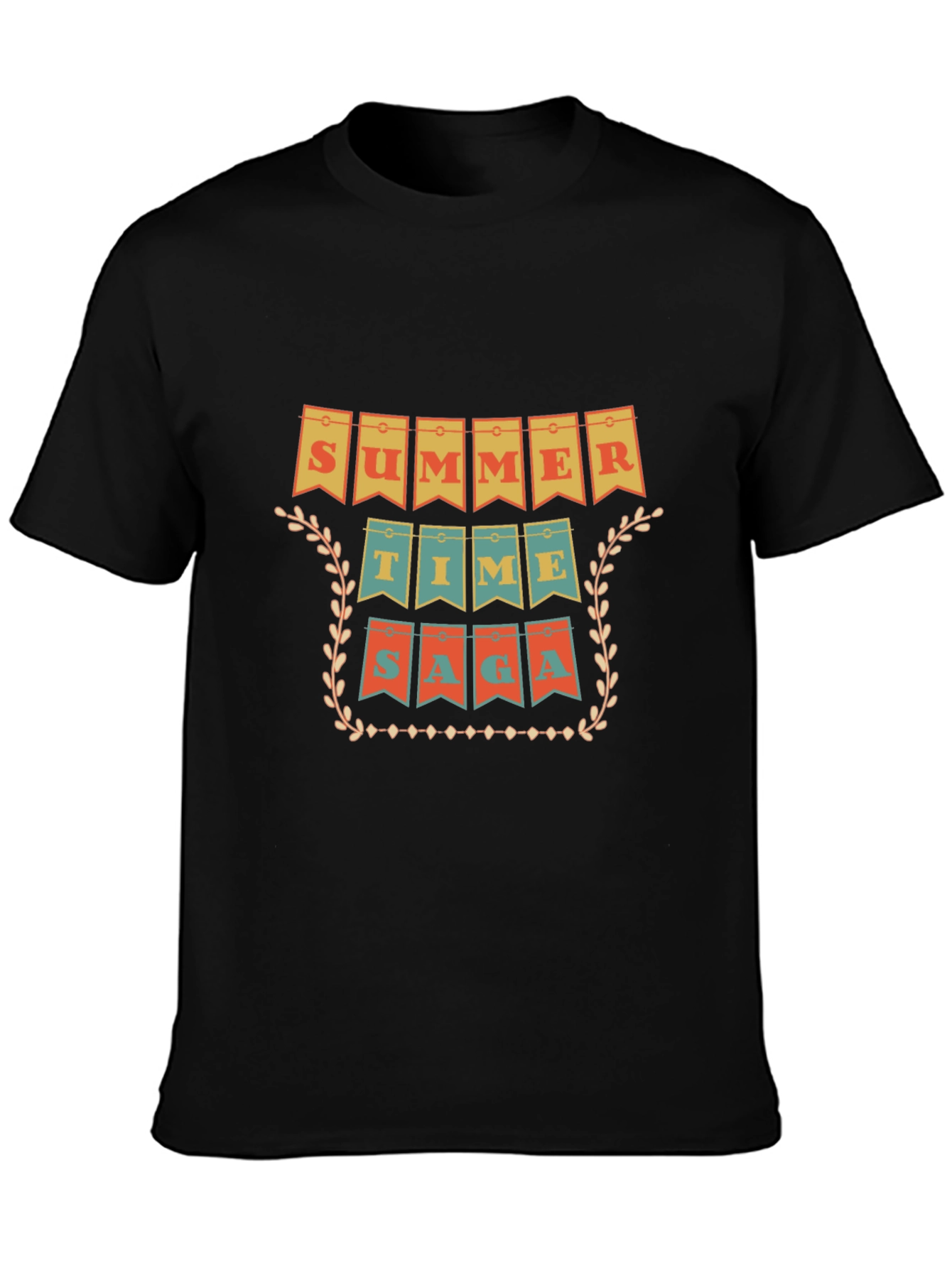 Summer Time Saga Black Graphic Tee