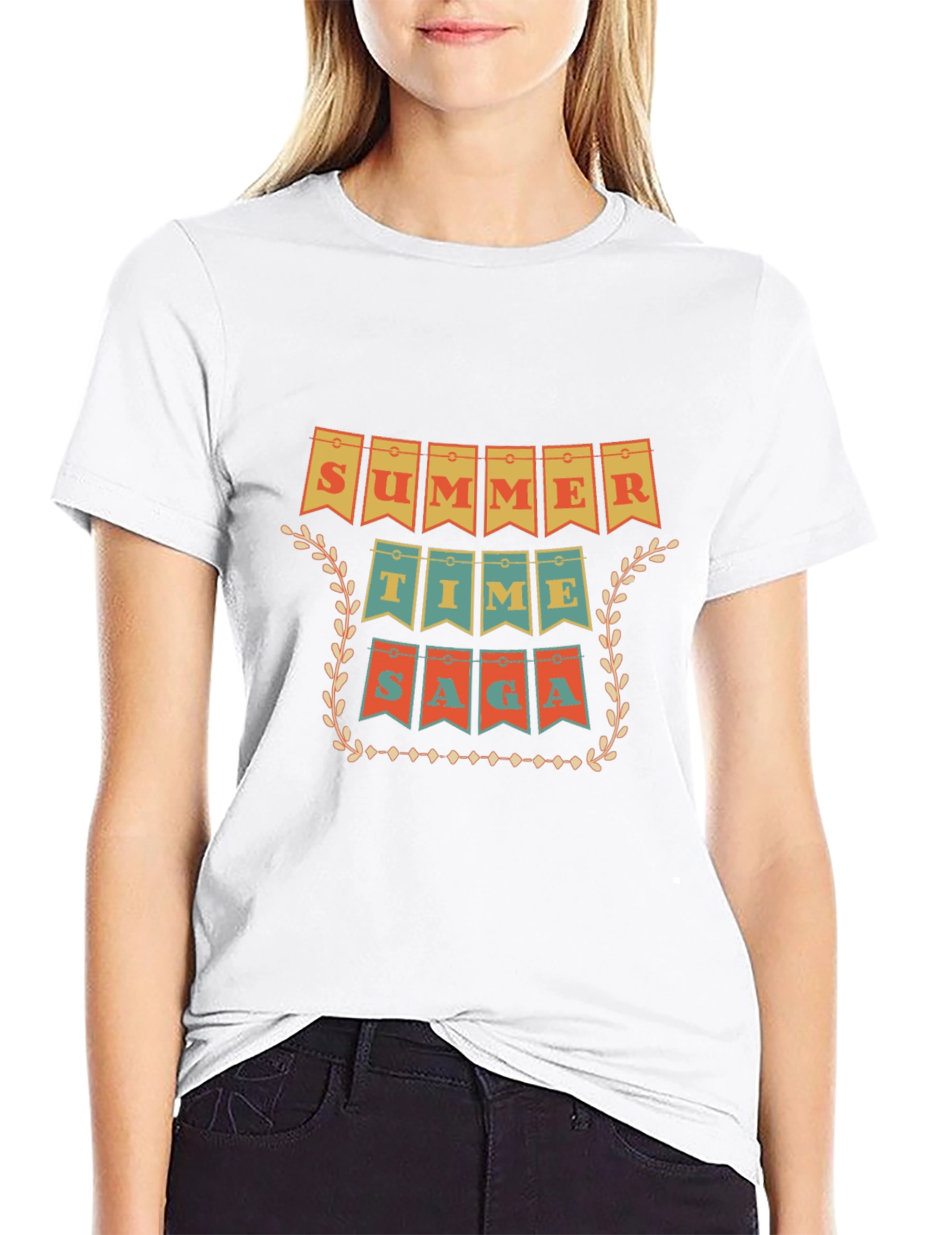 Summer Time Saga Black Graphic Tee