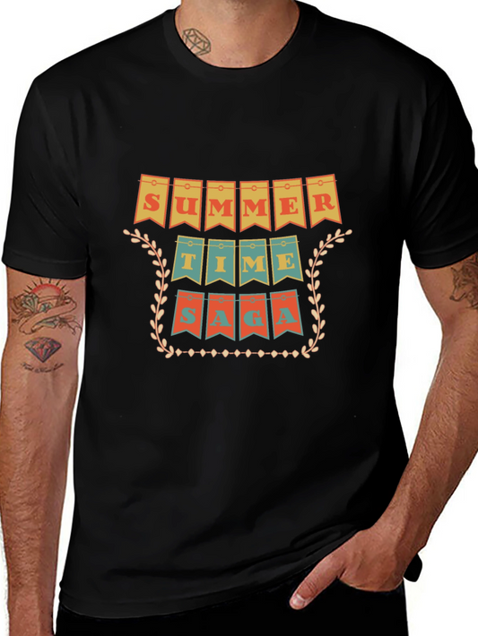 Summer Time Saga Black Graphic Tee