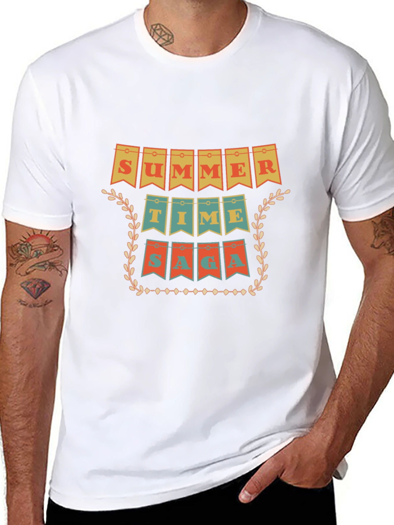 Summer Time Saga Black Graphic Tee