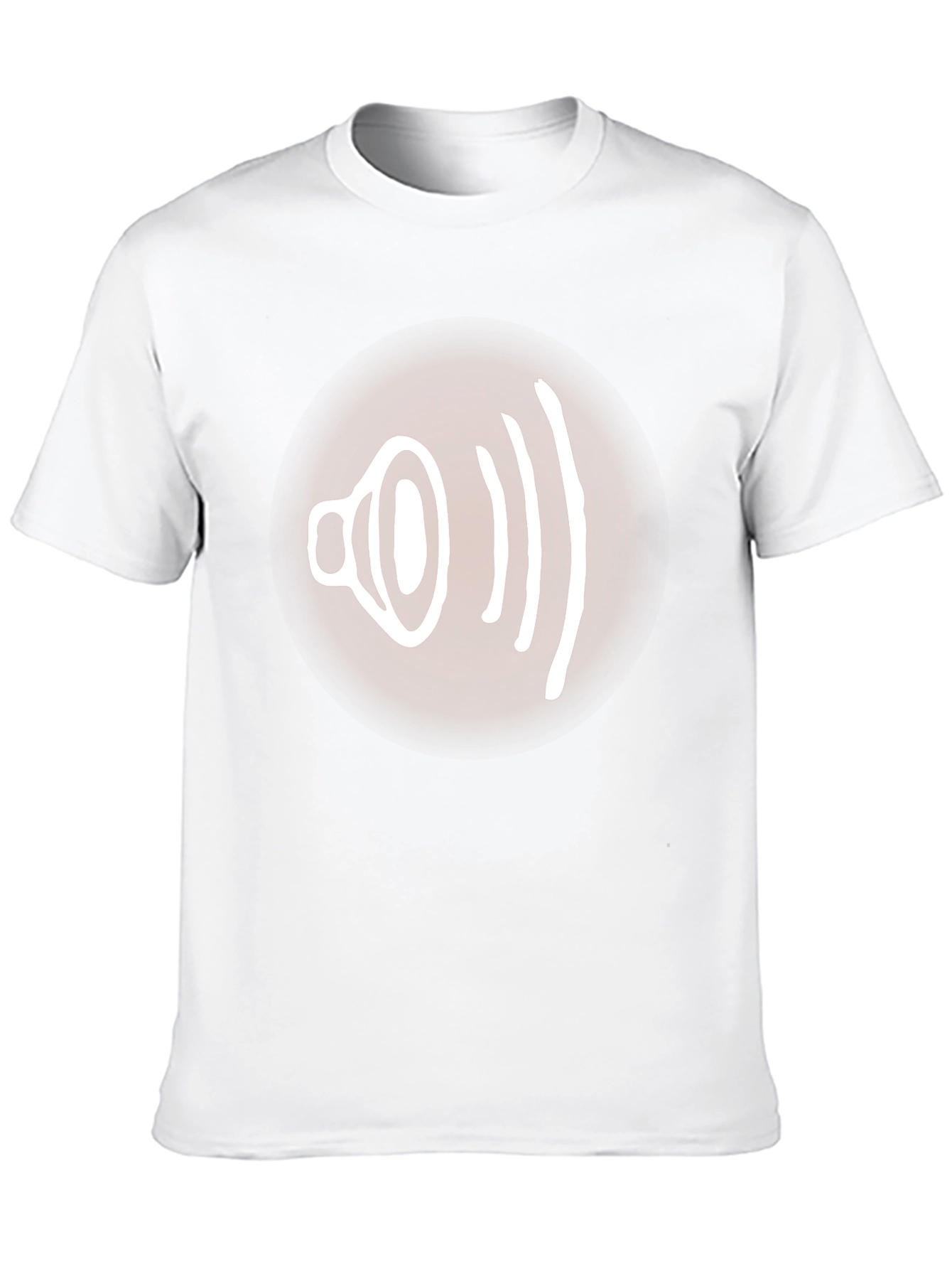 Sound Wave Graphic Tee - Black Cotton T-Shirt