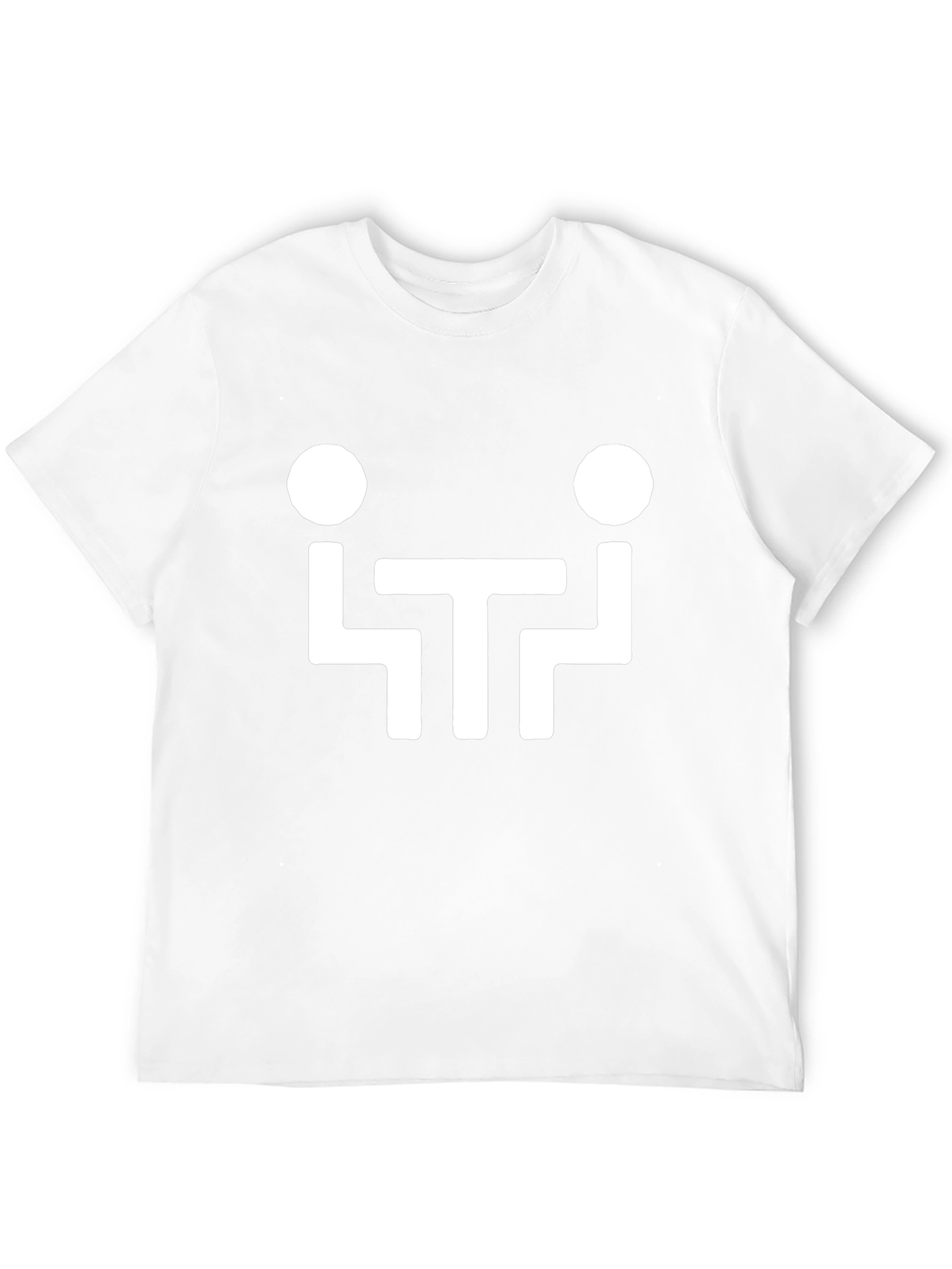 Abstract Face Graphic Tee - Unique Black Cotton T-Shirt