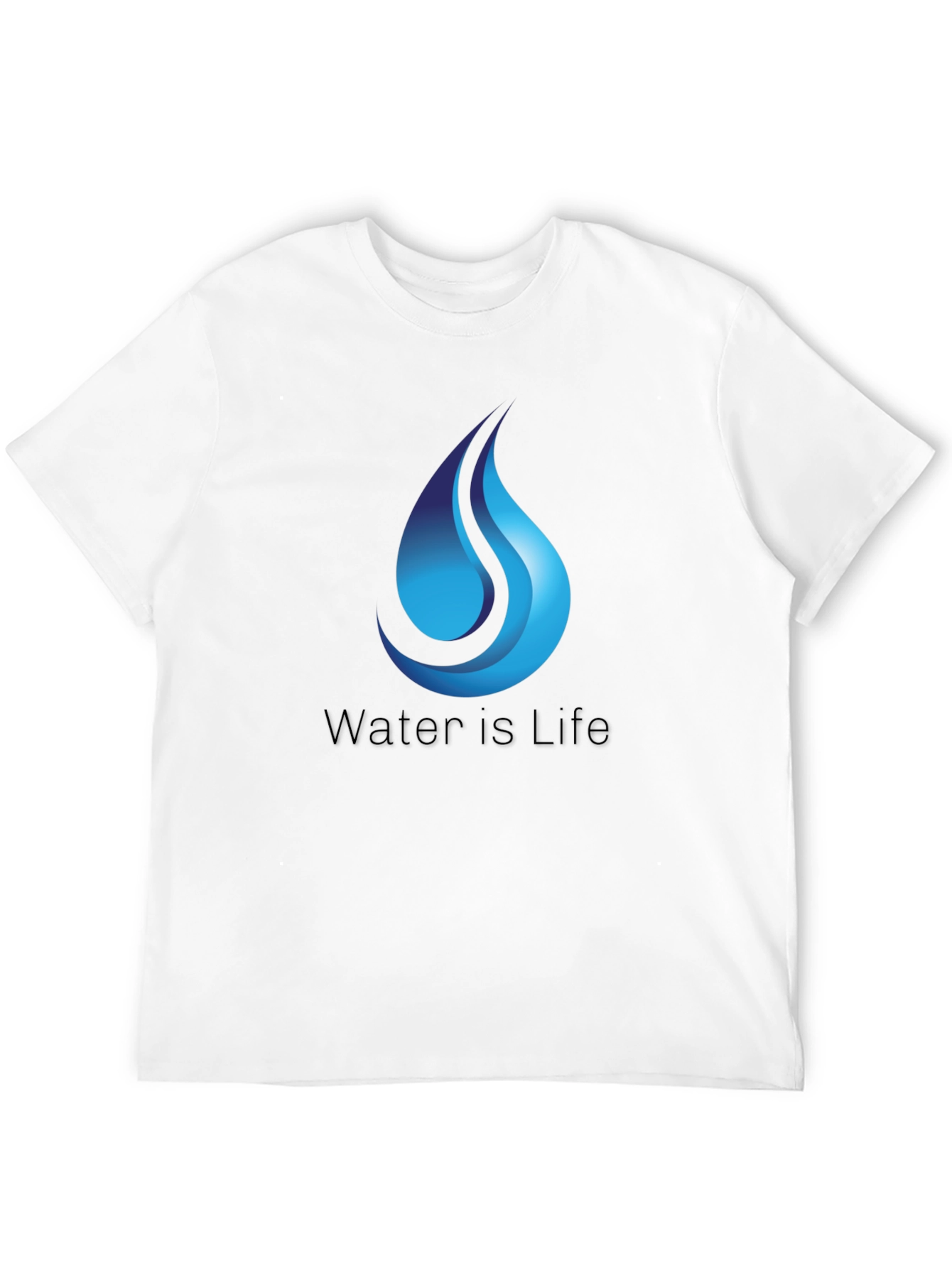 Water is Life T-Shirt - Black