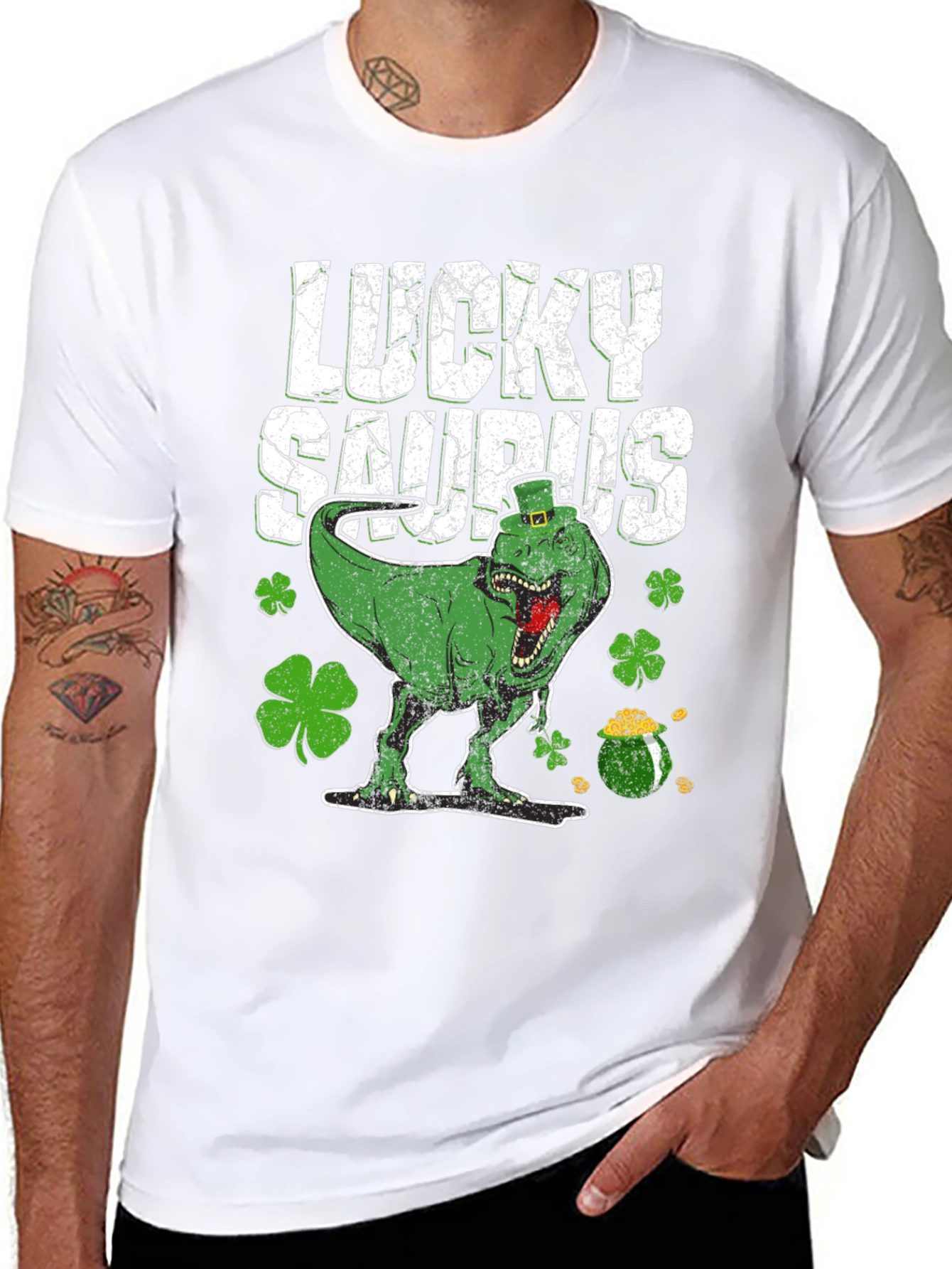 Lucky Saurus St. Patricks Day T-Shirt