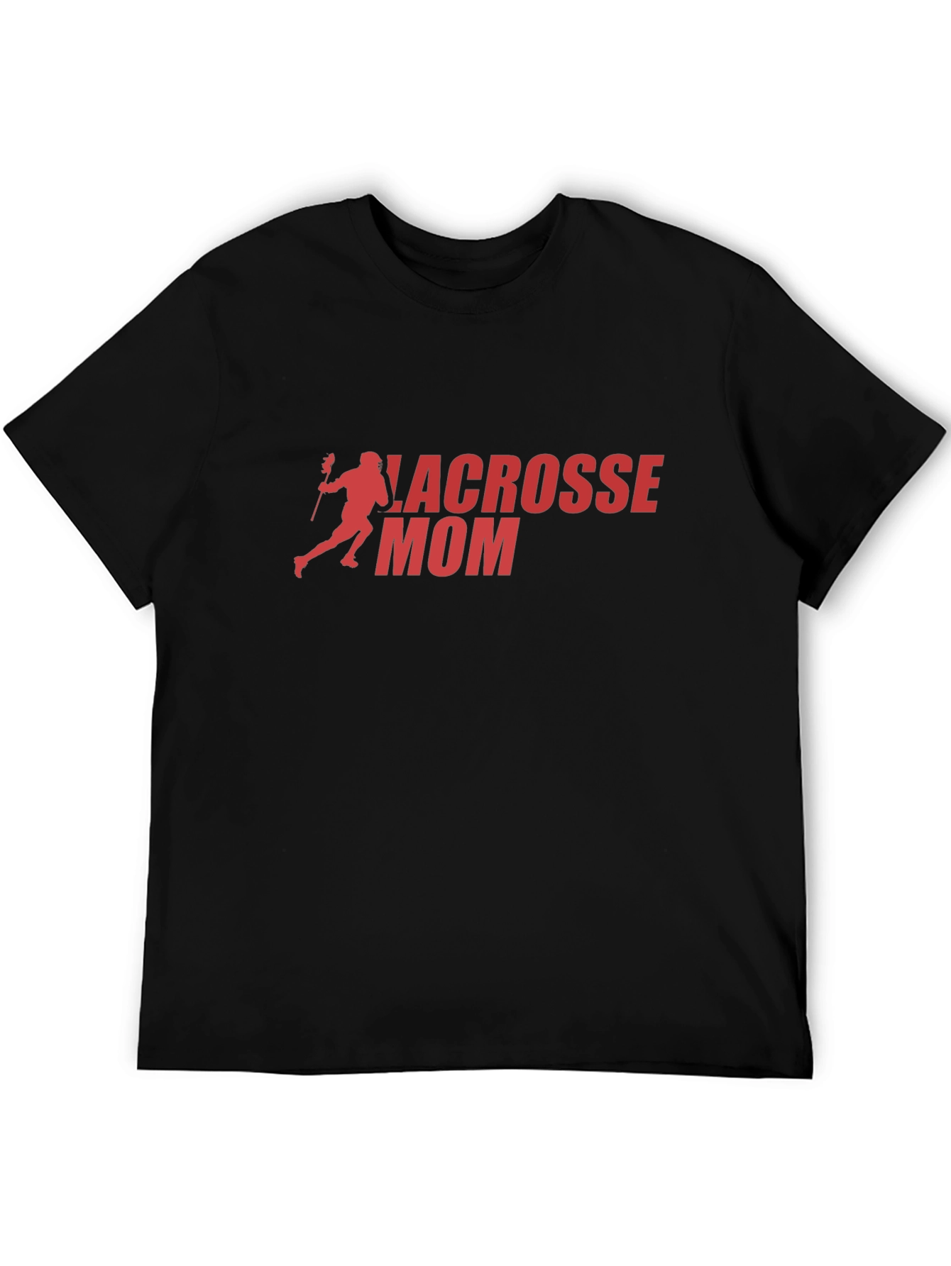 Lacrosse Mom Graphic Tee - Black