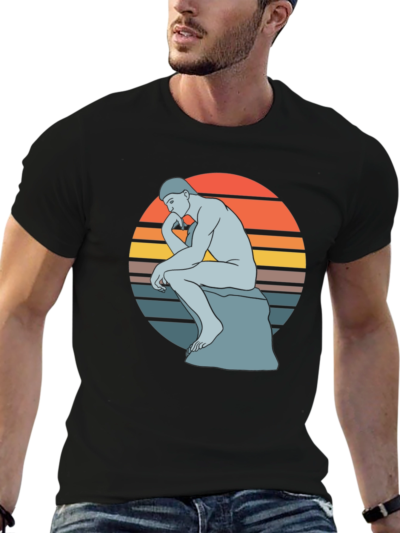The Thinker Graphic T-Shirt
