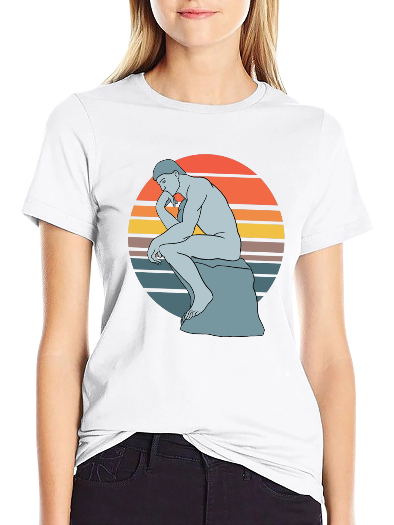 The Thinker Graphic T-Shirt