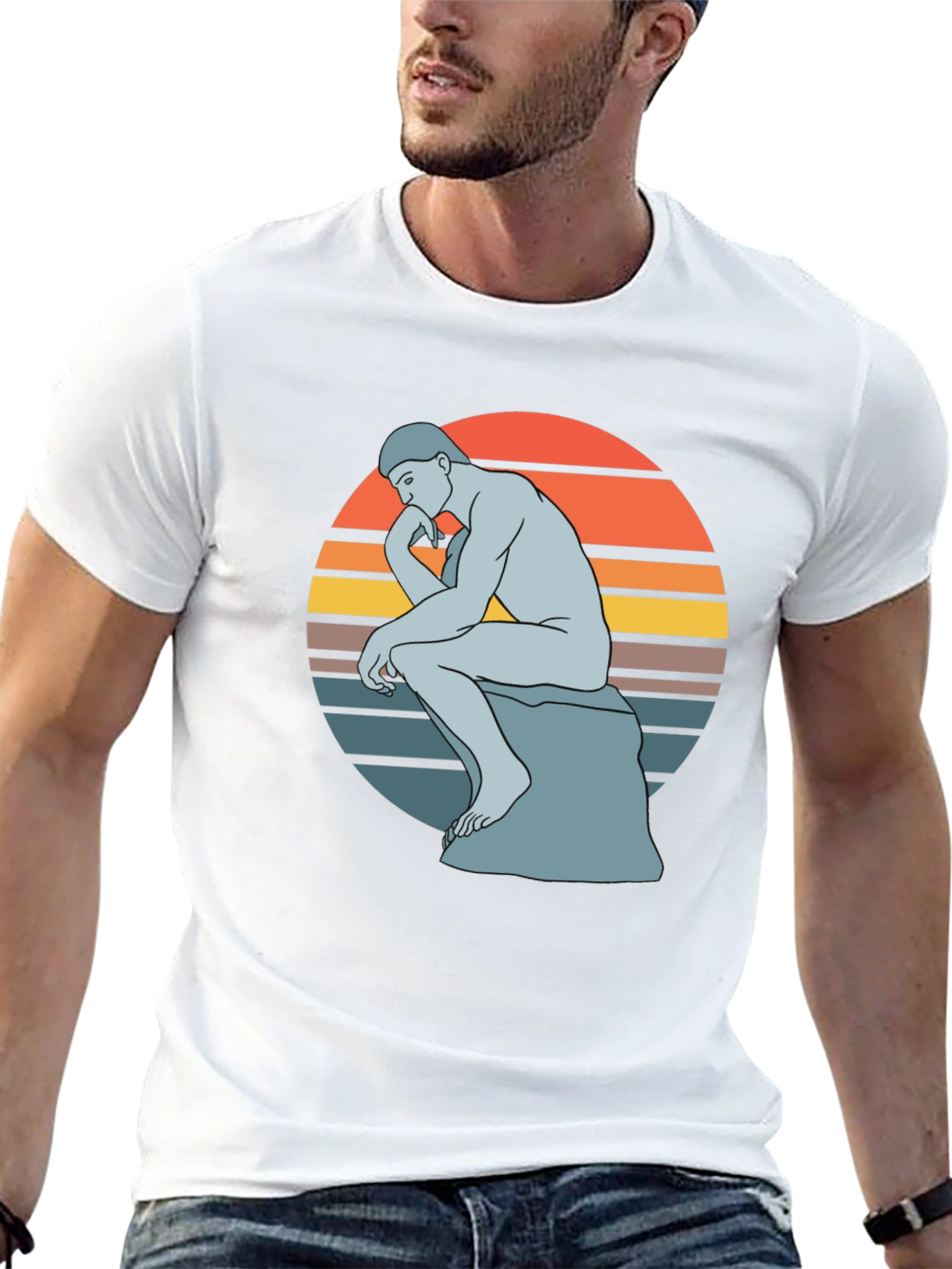 The Thinker Graphic T-Shirt