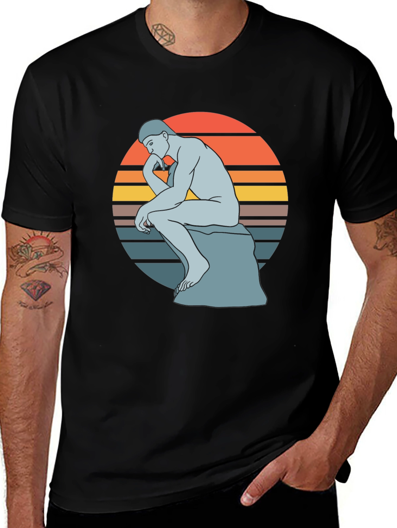 The Thinker Graphic T-Shirt