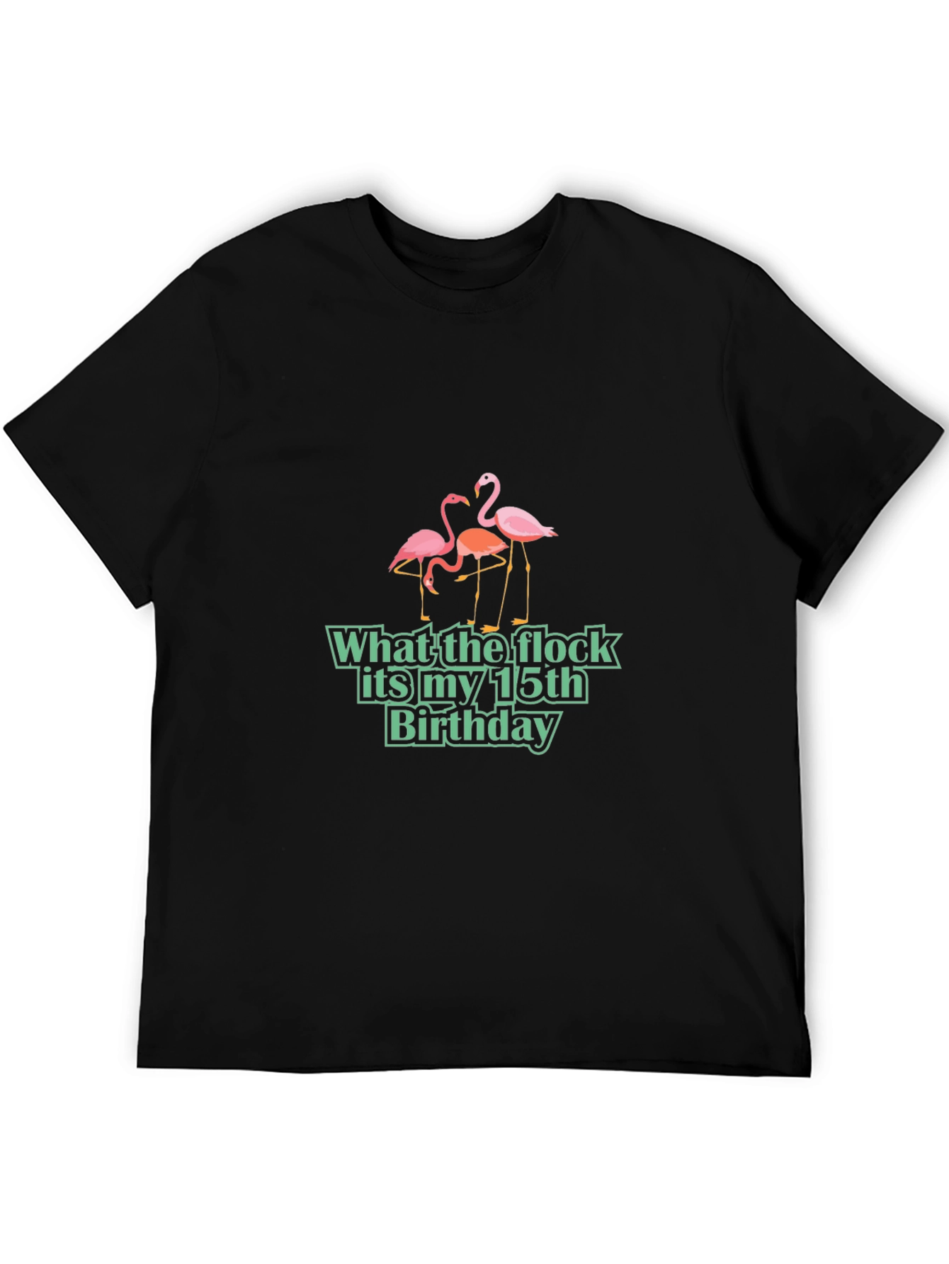 Funny Flamingo 15th Birthday T-Shirt
