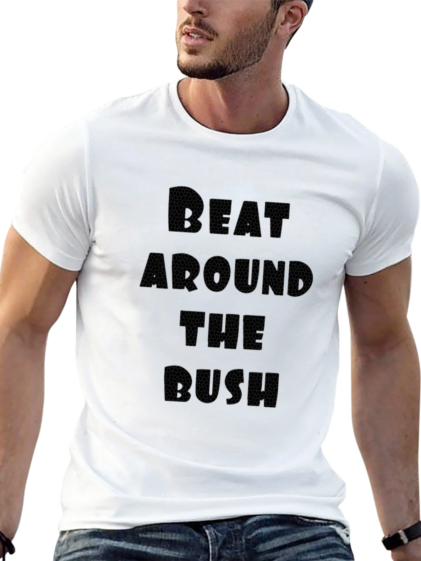 Beat Around the Bush Graphic T-Shirt - Black