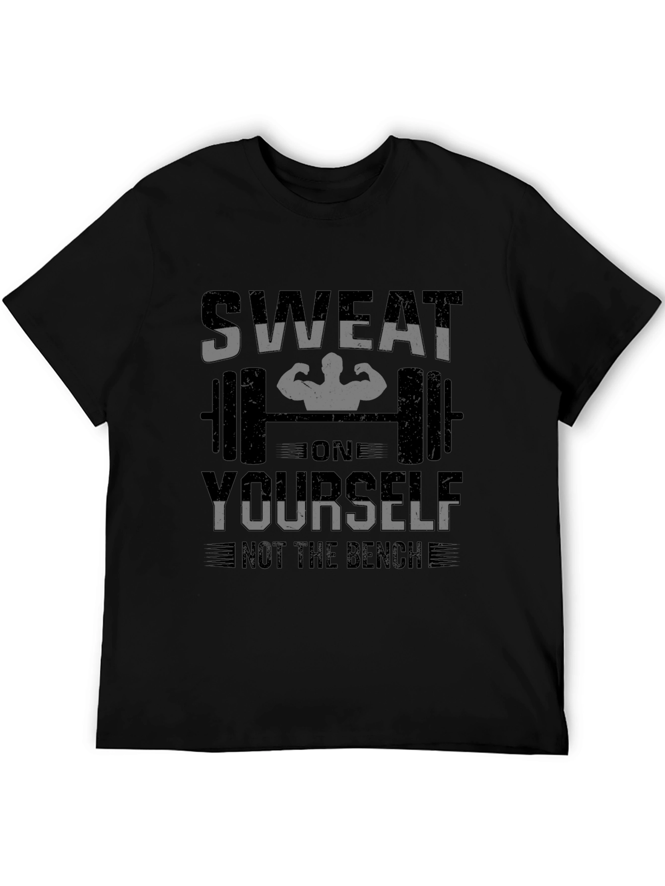 Sweat On Yourself Gym Black T-Shirt