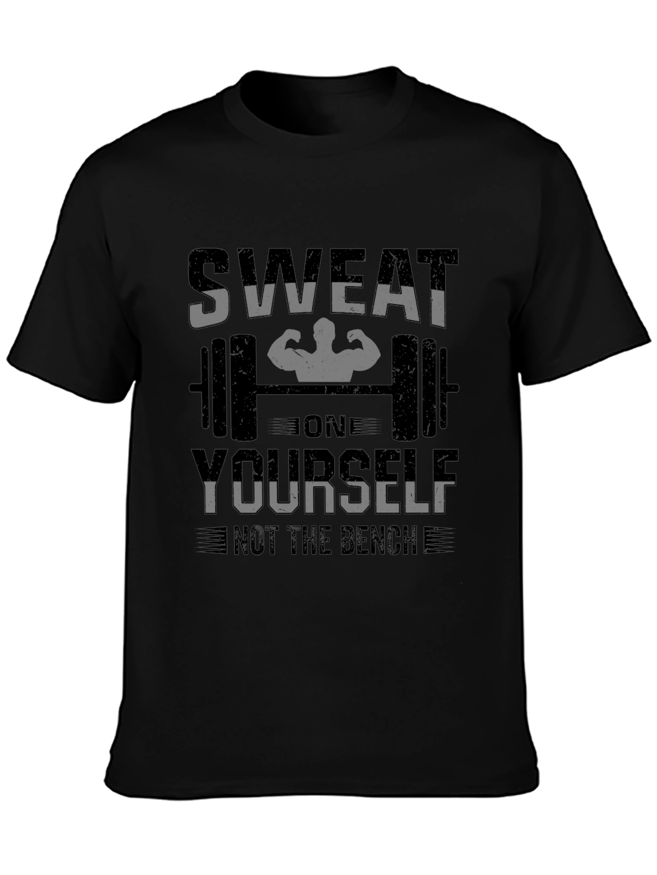 Sweat On Yourself Gym Black T-Shirt