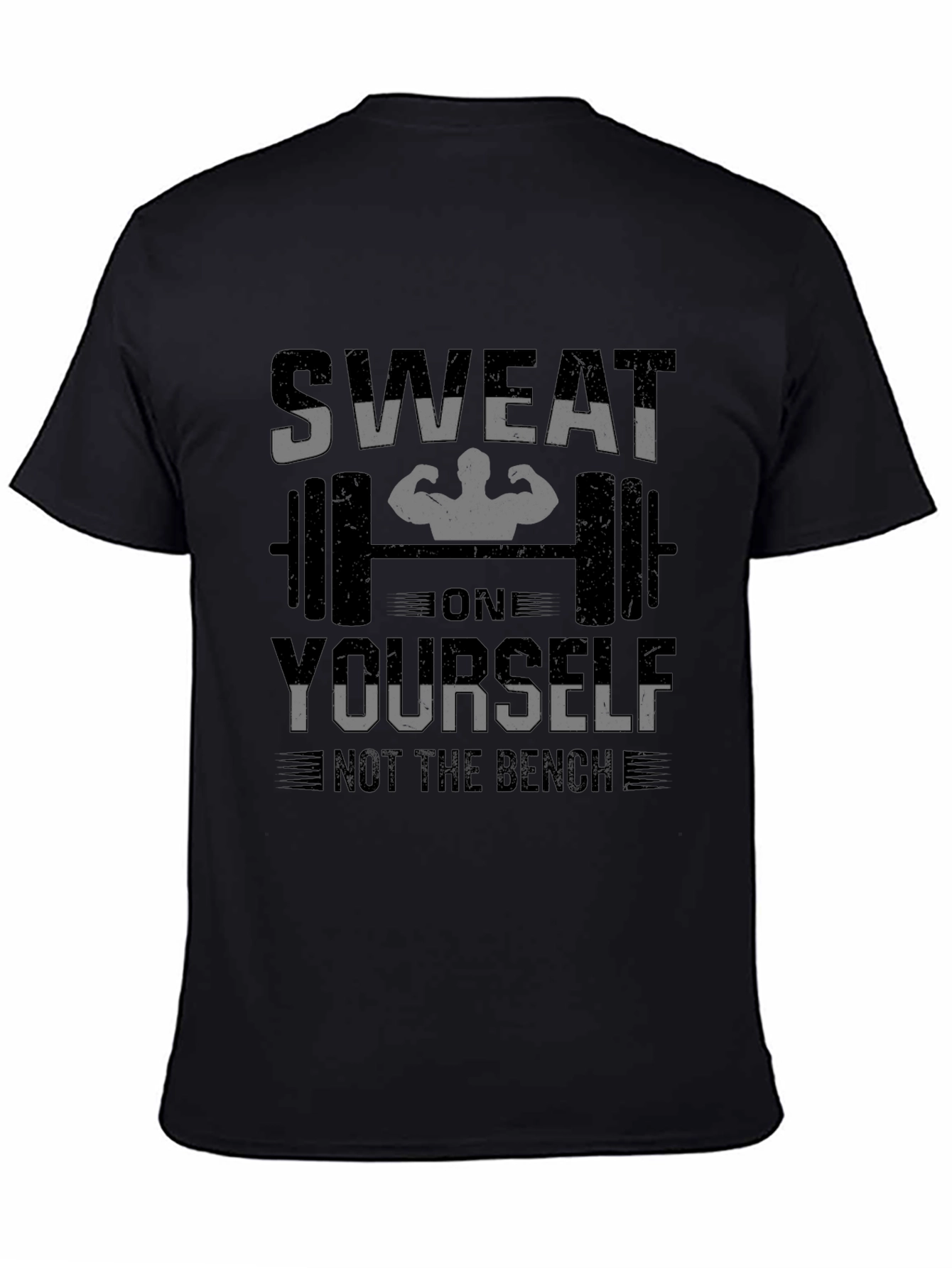 Sweat On Yourself Gym Black T-Shirt