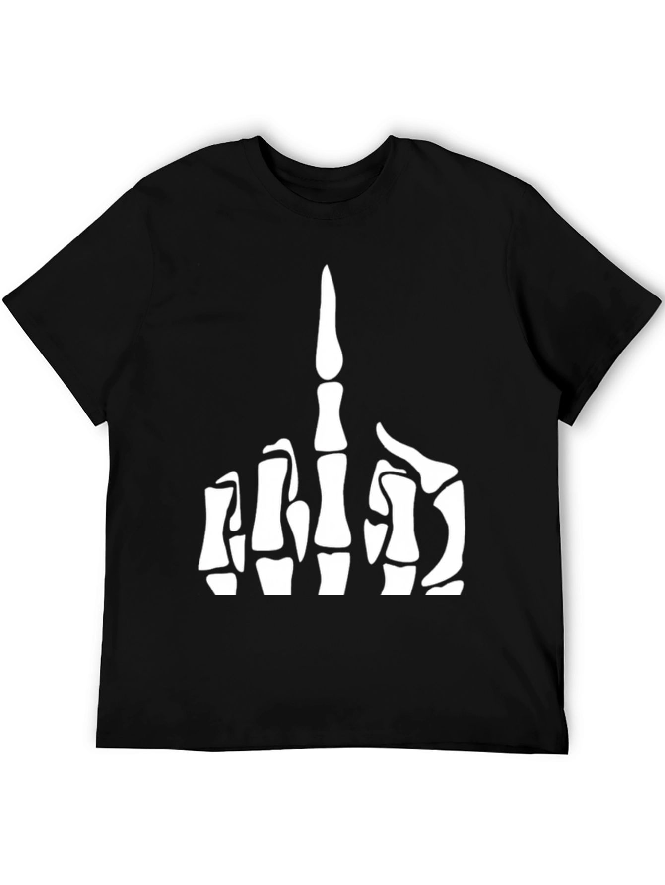 Skeleton Hand Graphic Black T-Shirt