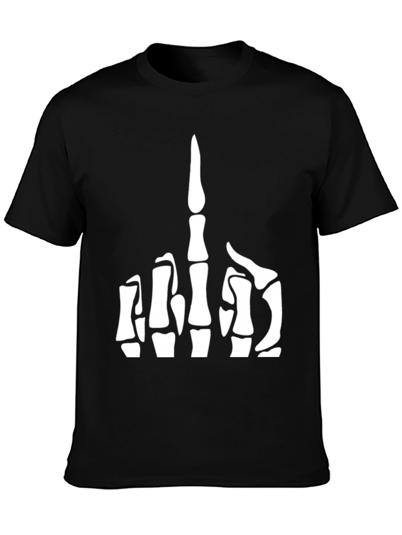 Skeleton Hand Graphic Black T-Shirt