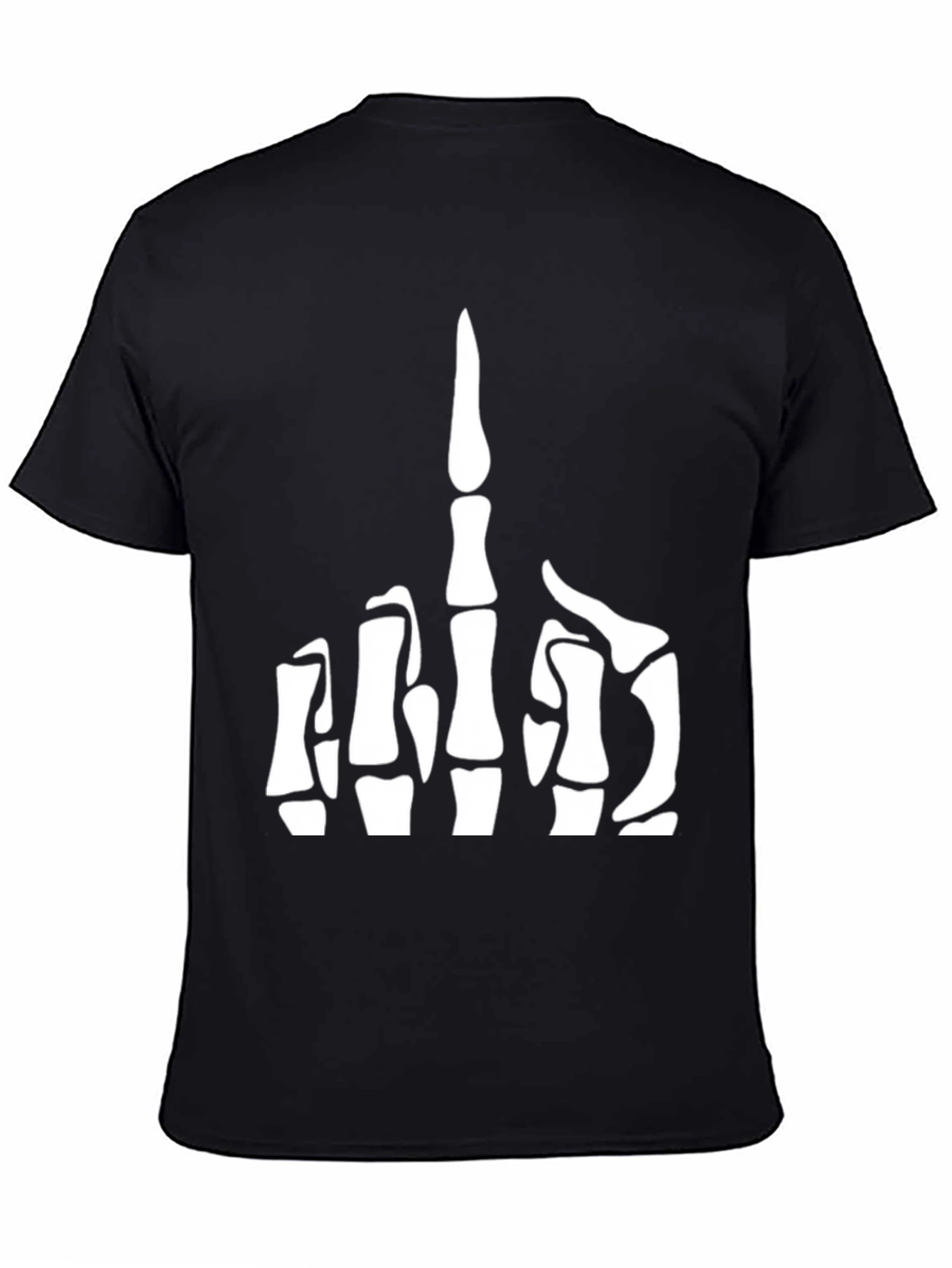 Skeleton Hand Graphic Black T-Shirt