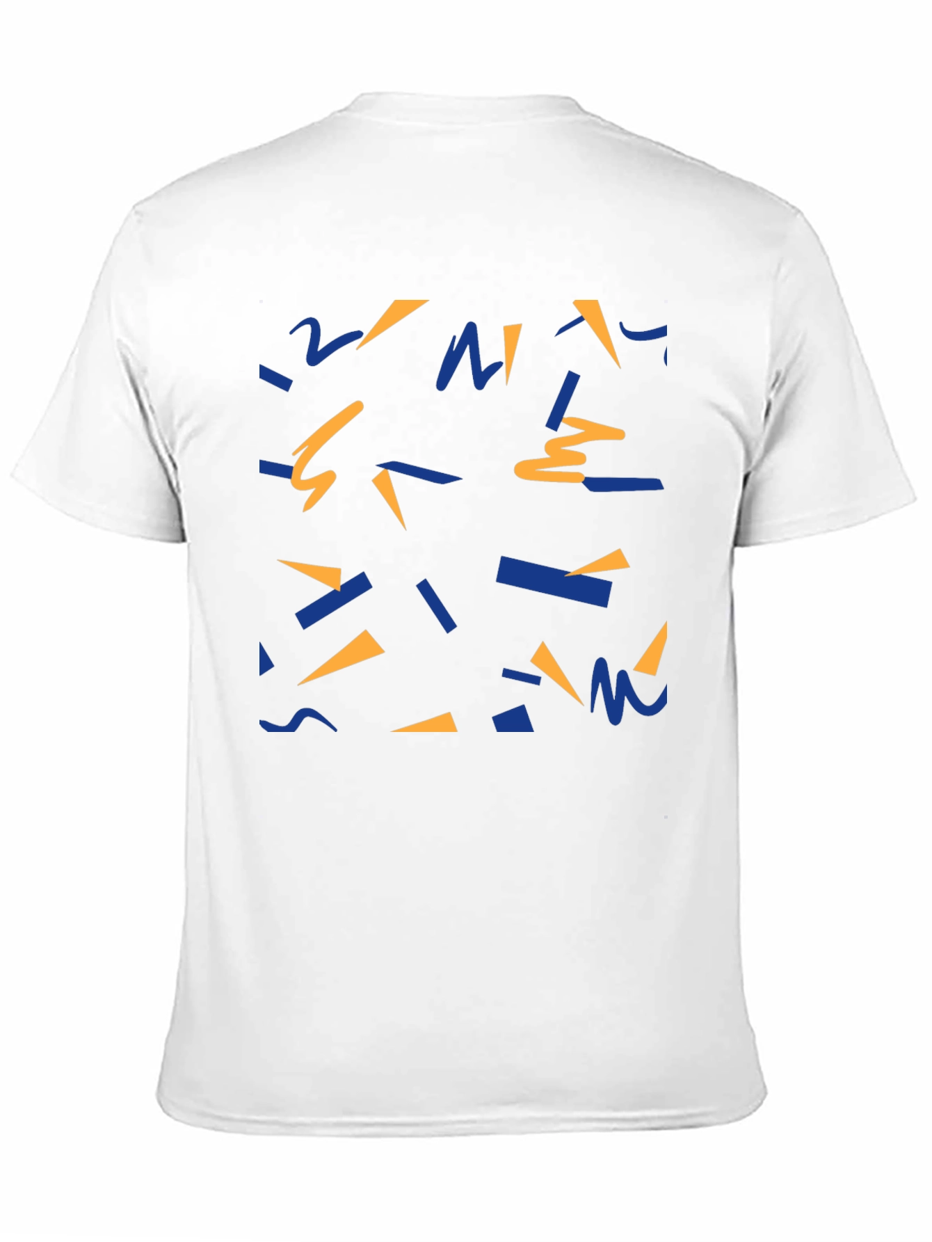 Retro Pattern Black T-Shirt